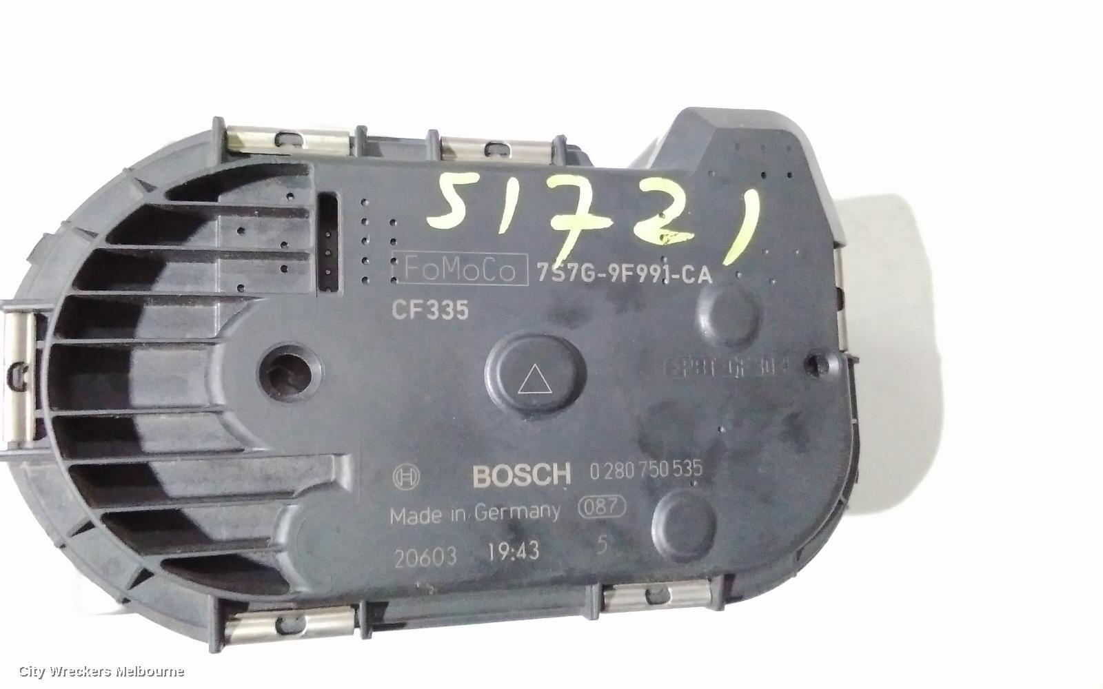 FORD FOCUS THROTTLE BODY, 1.6, PETROL, LW, 05/2011 - 08/2015