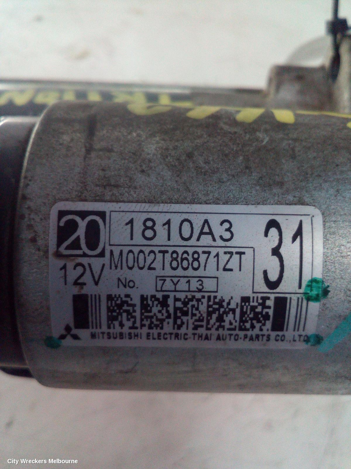 MITSUBISHI TRITON STARTER, DIESEL, 2.4, 4N15, AUTO T/M, MQ-MR, 04/2015 ONWARDS