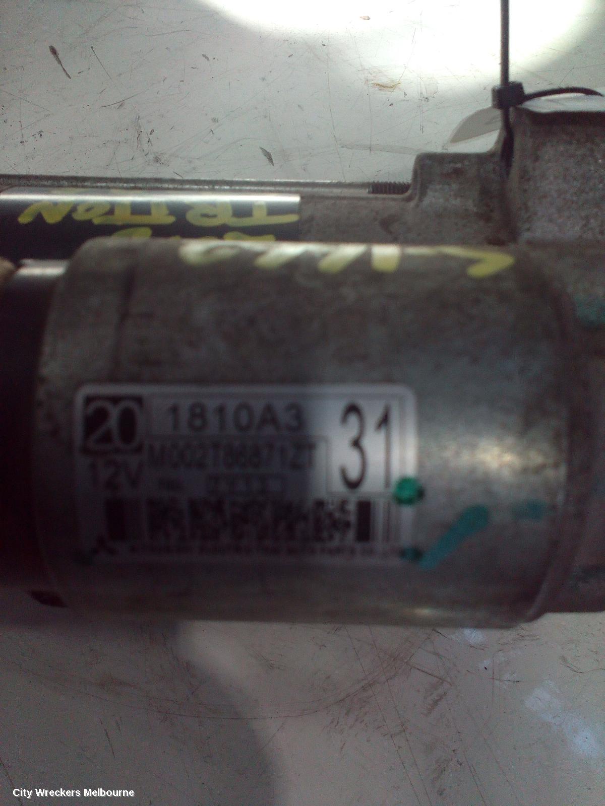 MITSUBISHI TRITON STARTER, DIESEL, 2.4, 4N15, AUTO T/M, MQ-MR, 04/2015 ONWARDS