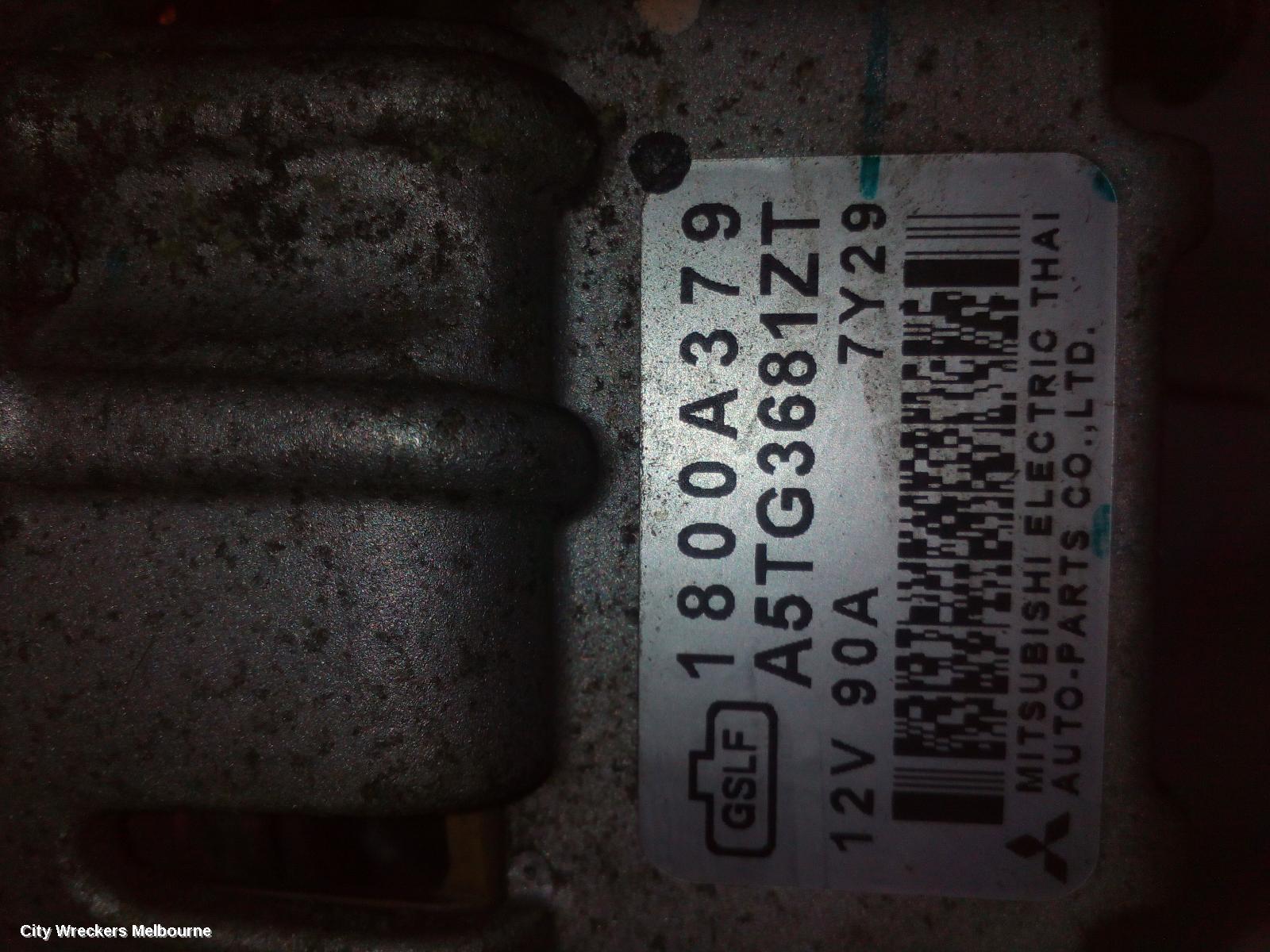 MITSUBISHI TRITON ALTERNATOR, DIESEL, 2.4, 4N15, MQ-MR, 04/2015 ONWARDS