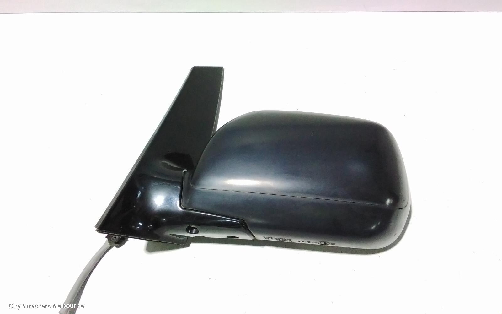 TOYOTA AVENSIS LEFT DOOR MIRROR, ACM20R, POWER, BLACK, 12/2001 - 11/2003
