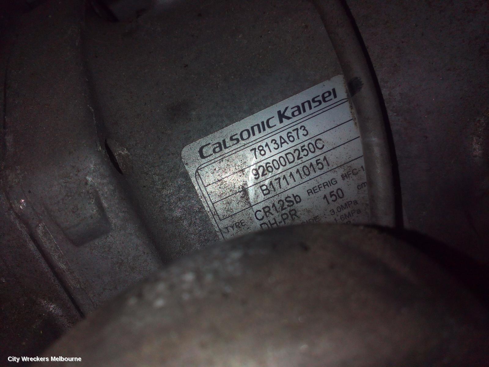 MITSUBISHI TRITON A/C COMPRESSOR, MQ-MR, 2.4, 4N15, DIESEL, 04/2015 ONWARDS