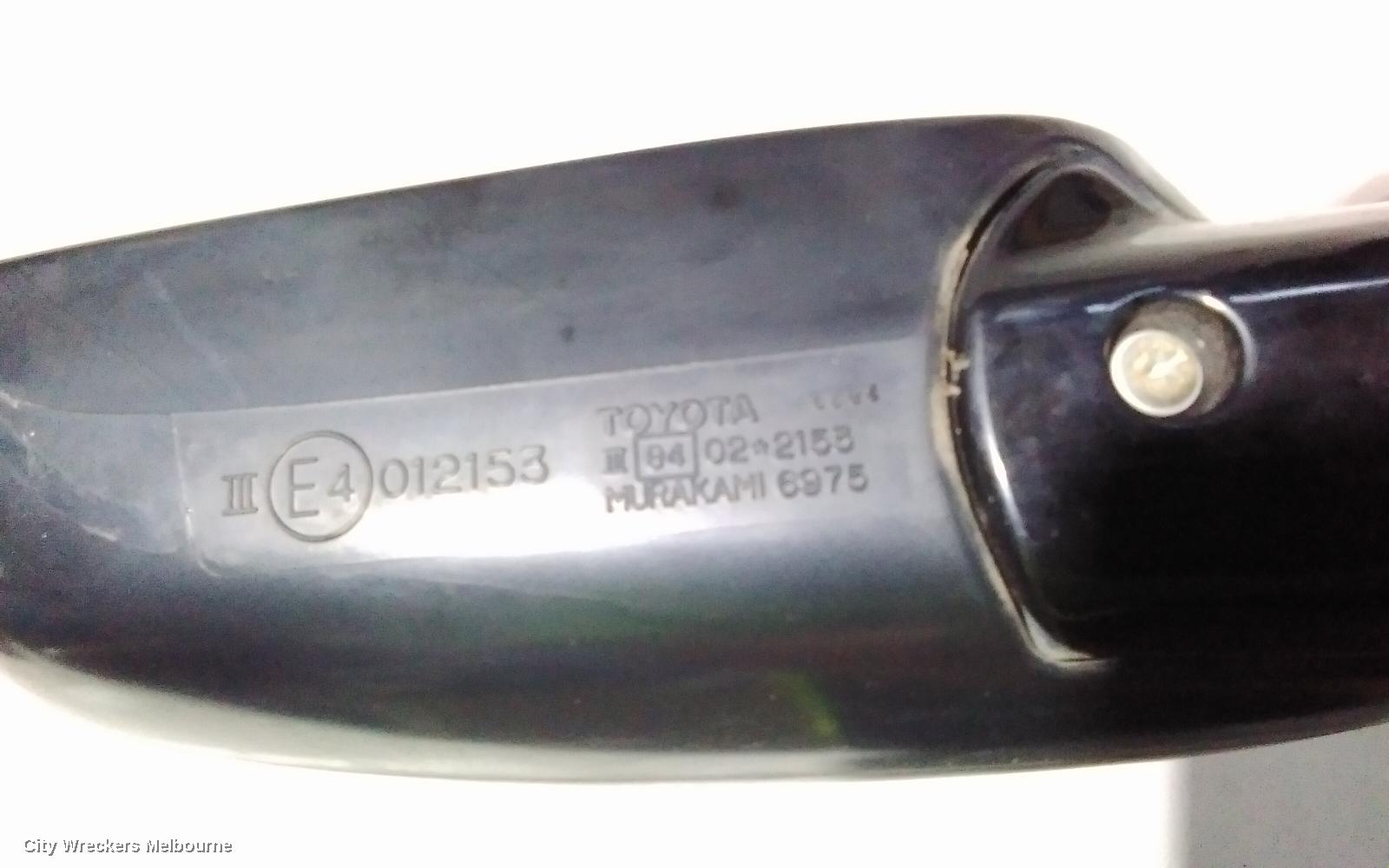 TOYOTA AVENSIS LEFT DOOR MIRROR, ACM20R, POWER, BLACK, 12/2001 - 11/2003