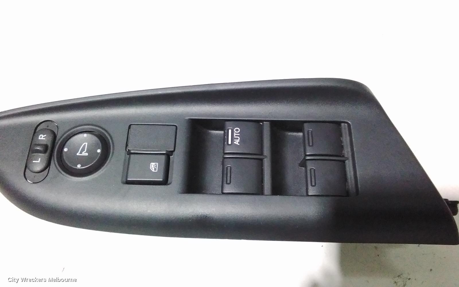 HONDA JAZZ PWR DR WIND SWITCH, RH FRONT (MASTER SWITCH), GF/GK, NON CENTRAL LOCK BUTTON TYPE, 07/2014 - 12/2020