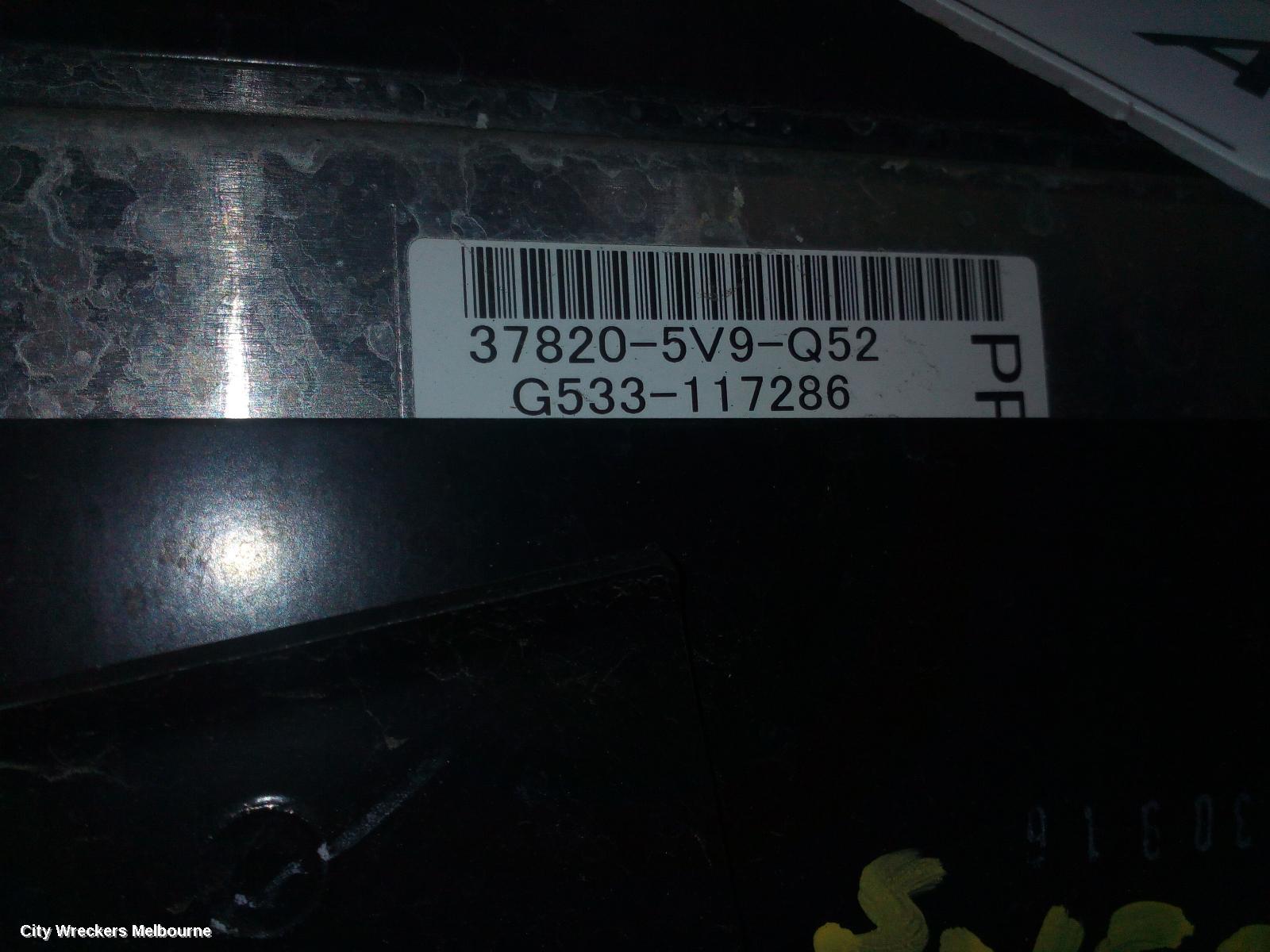 HONDA JAZZ ECU, ENGINE ECU, 1.5, PETROL, AUTO T/M, ECU ONLY, GK/GF, 07/2014 - 12/2020