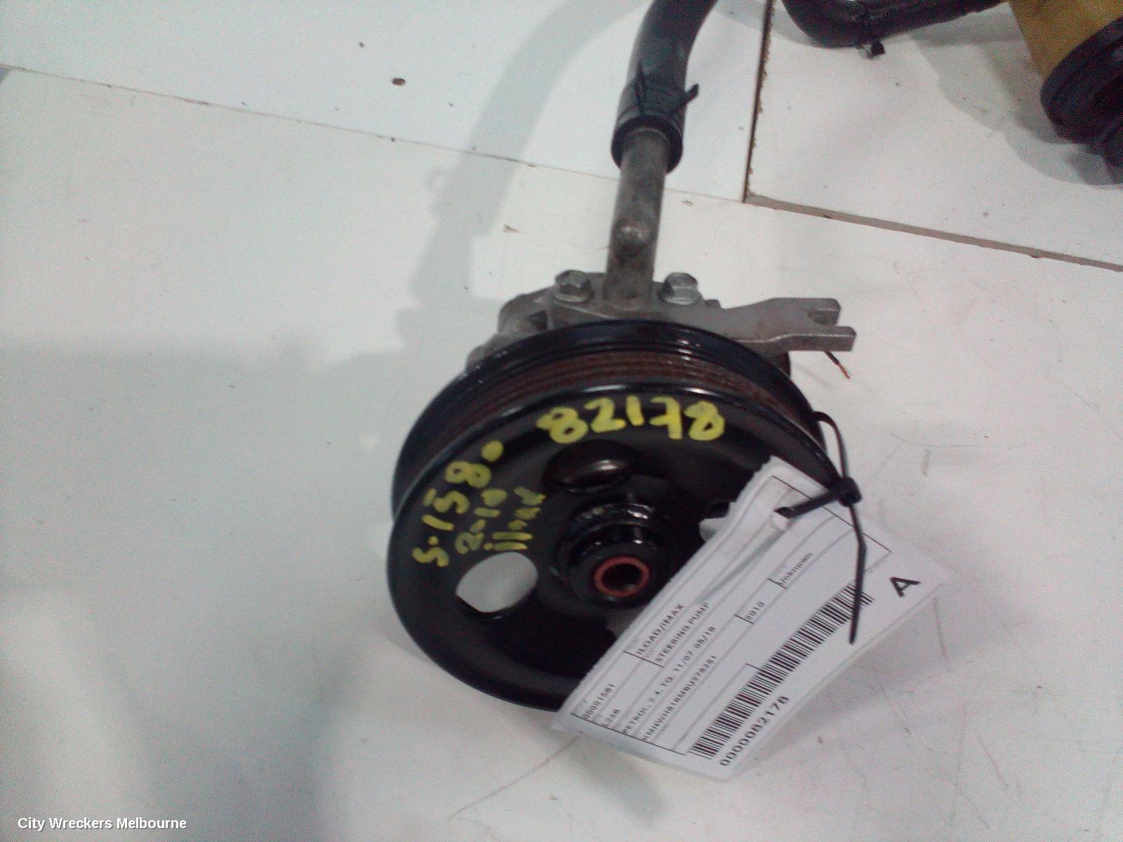 HYUNDAI ILOAD/IMAX STEERING PUMP, PETROL, 2.4, TQ, 11/2007 - 05/2018