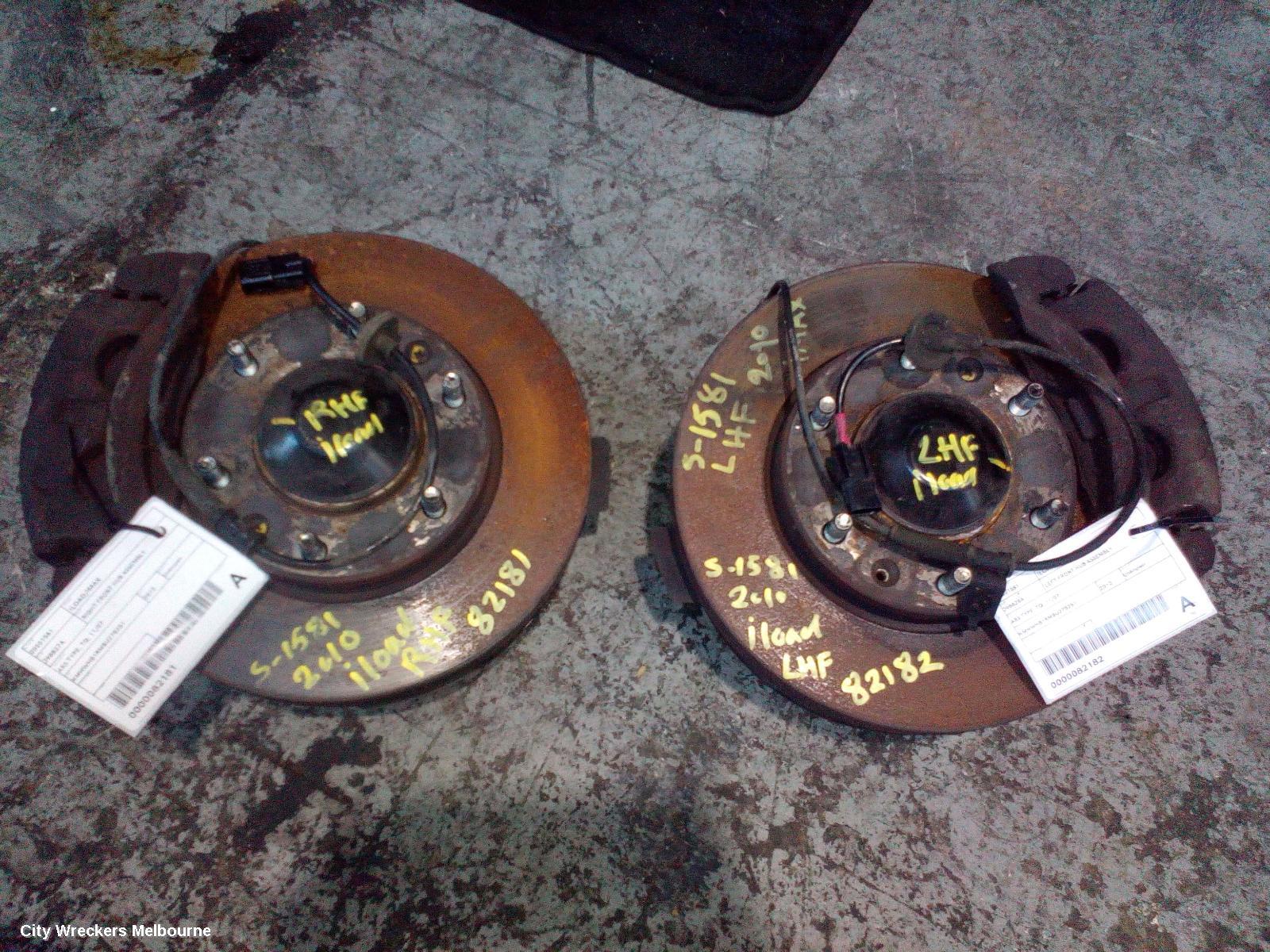 HYUNDAI ILOAD/IMAX RIGHT FRONT HUB ASSEMBLY, ABS TYPE, TQ, 11/2007 ONWARDS