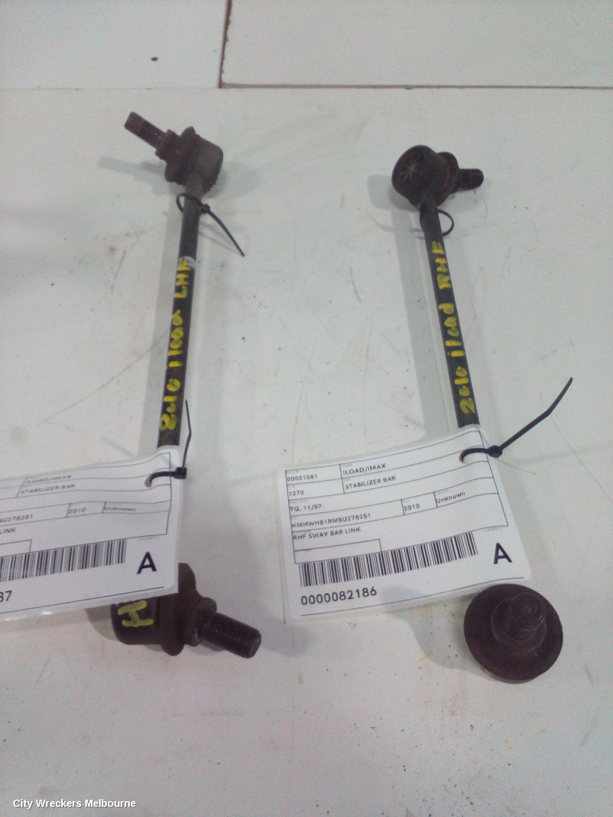 HYUNDAI ILOAD/IMAX STABILISER BAR, TQ, 11/2007 - 03/2021