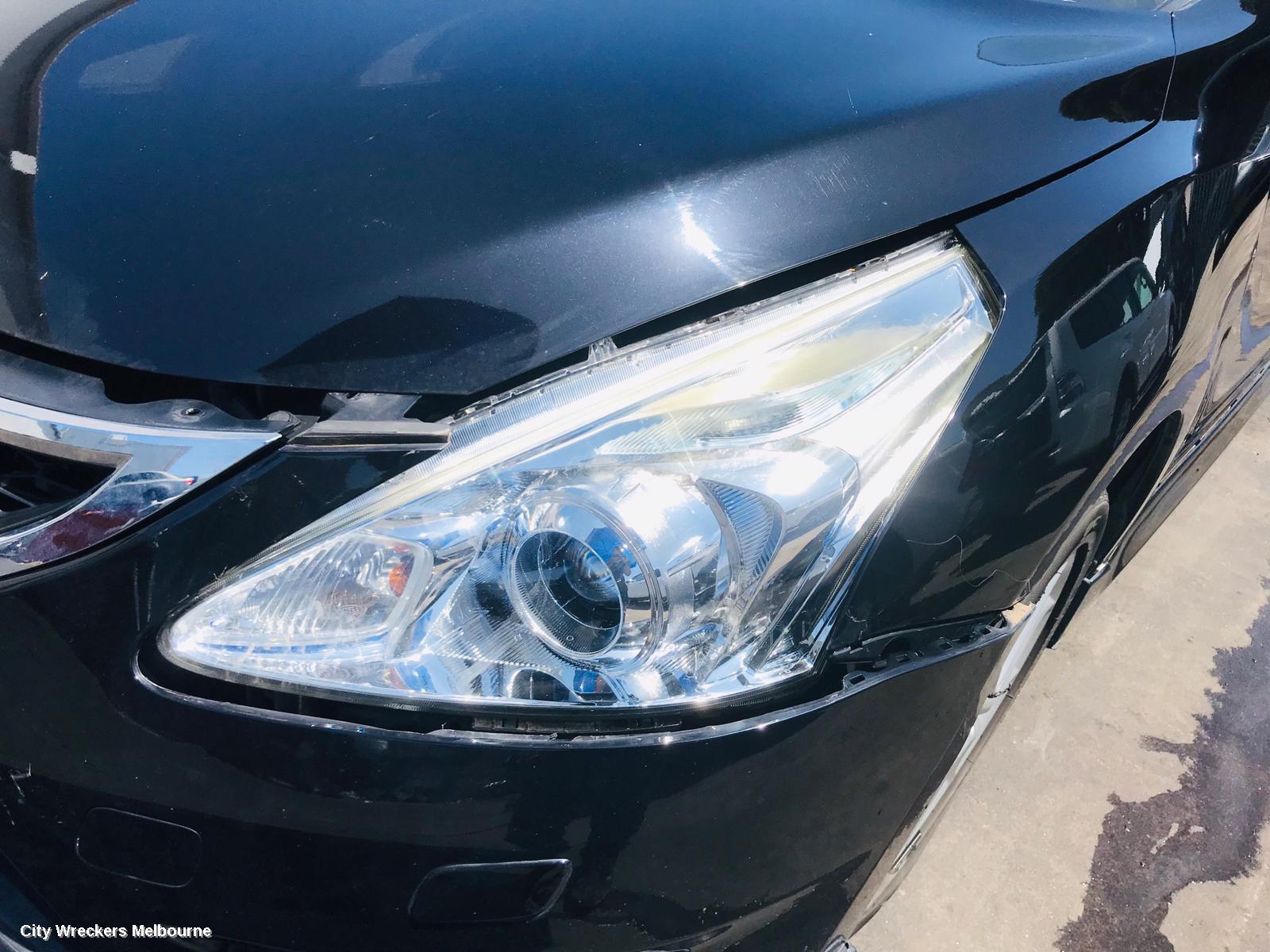 NISSAN PULSAR LEFT FRONT DOOR, C12, HATCH, 05/2013 - 12/2016