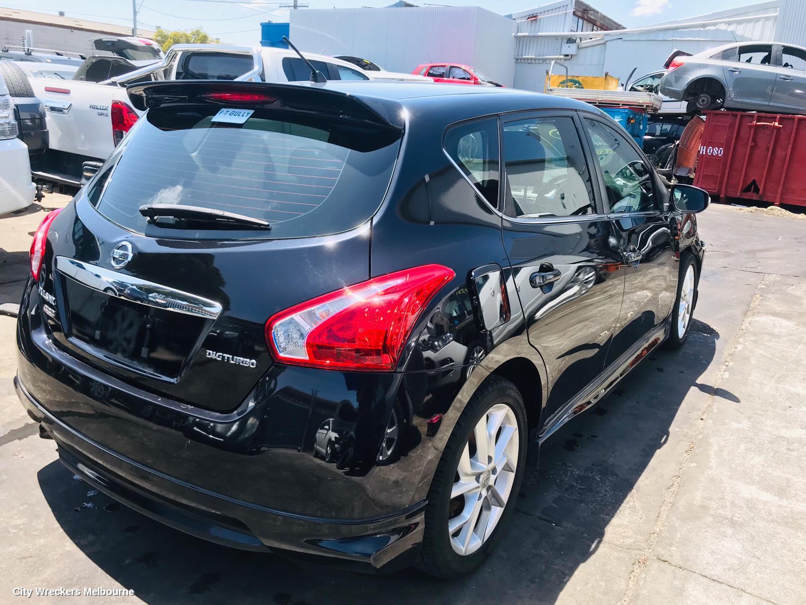 NISSAN PULSAR LEFT FRONT DOOR, C12, HATCH, 05/2013 - 12/2016