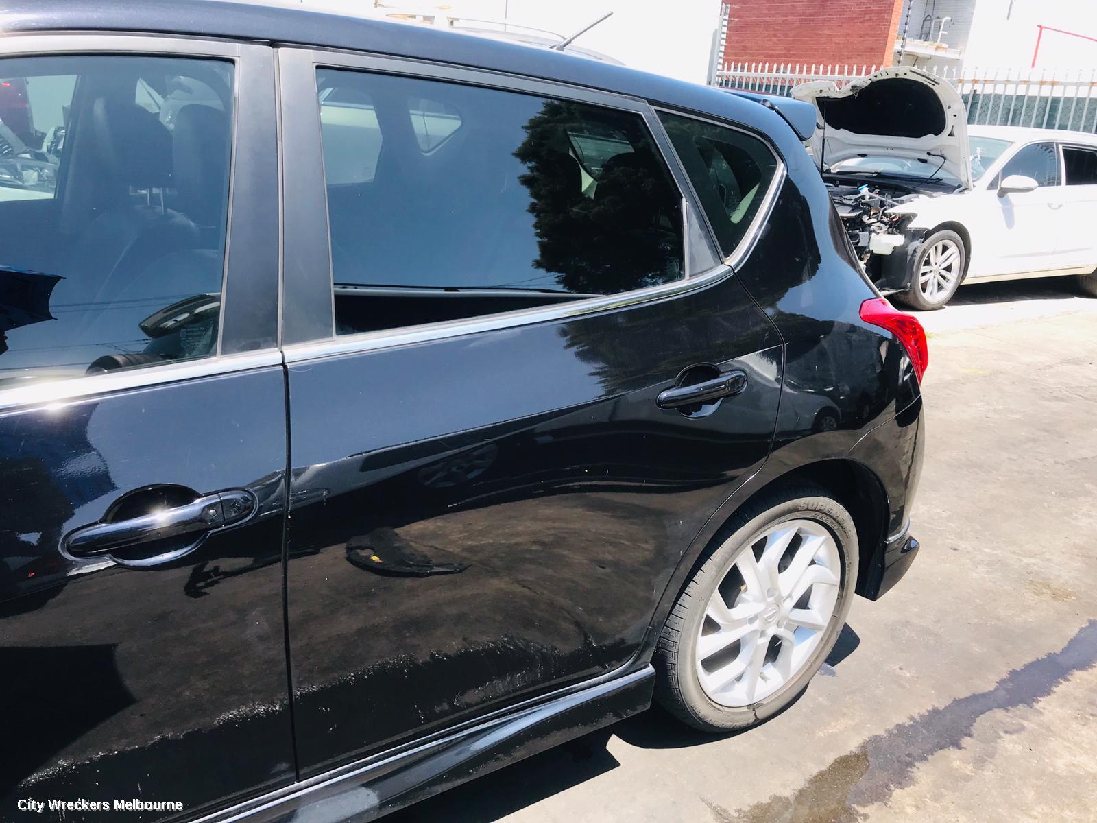 NISSAN PULSAR LEFT FRONT DOOR, C12, HATCH, 05/2013 - 12/2016