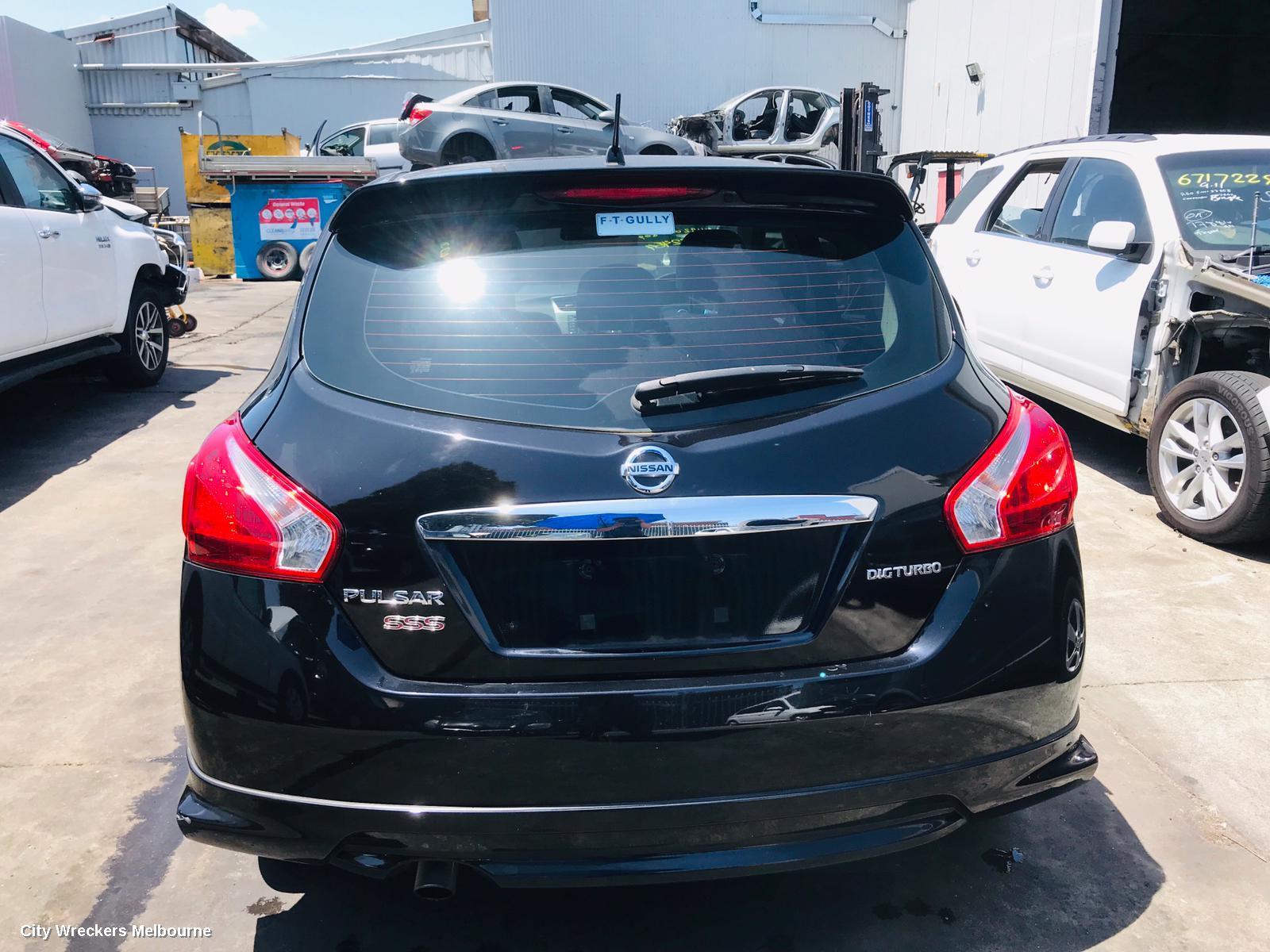 NISSAN PULSAR LEFT FRONT DOOR, C12, HATCH, 05/2013 - 12/2016
