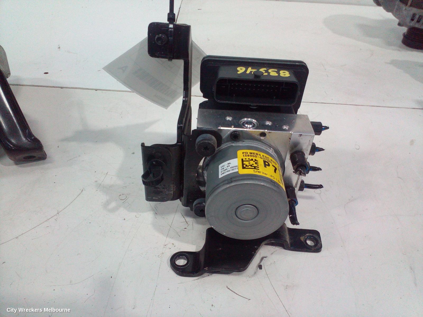 HYUNDAI I30 ABS PUMP/MODULATOR, P/N 58900G3700, PD, 03/2017 ONWARDS