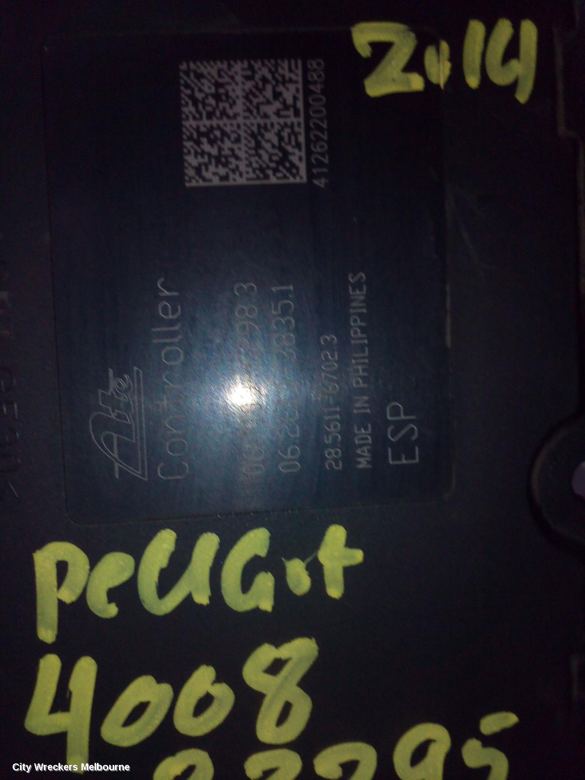 PEUGEOT 4008 ABS PUMP/MODULATOR, 05/2012 - 12/2017