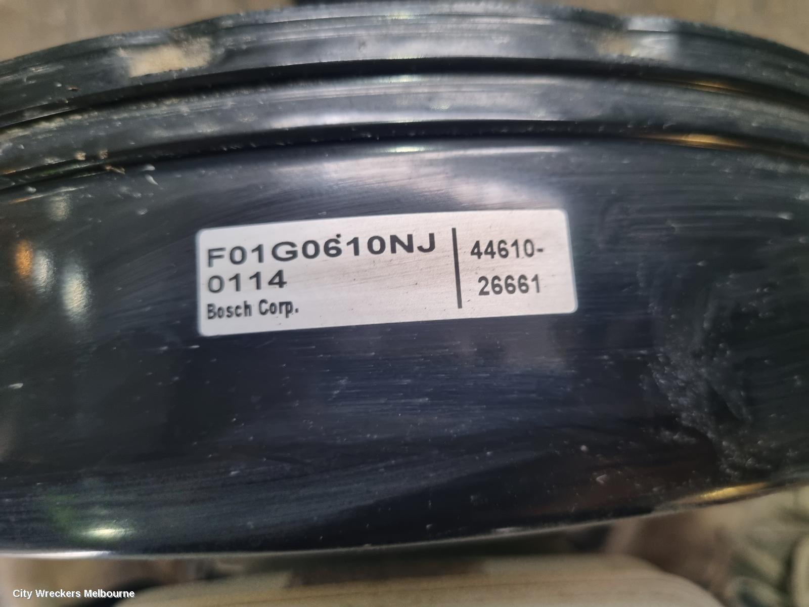 TOYOTA HIACE BRAKE BOOSTER, TRH, PETROL, 2.7, 2TR-FE, 11/2010 - 08/2015