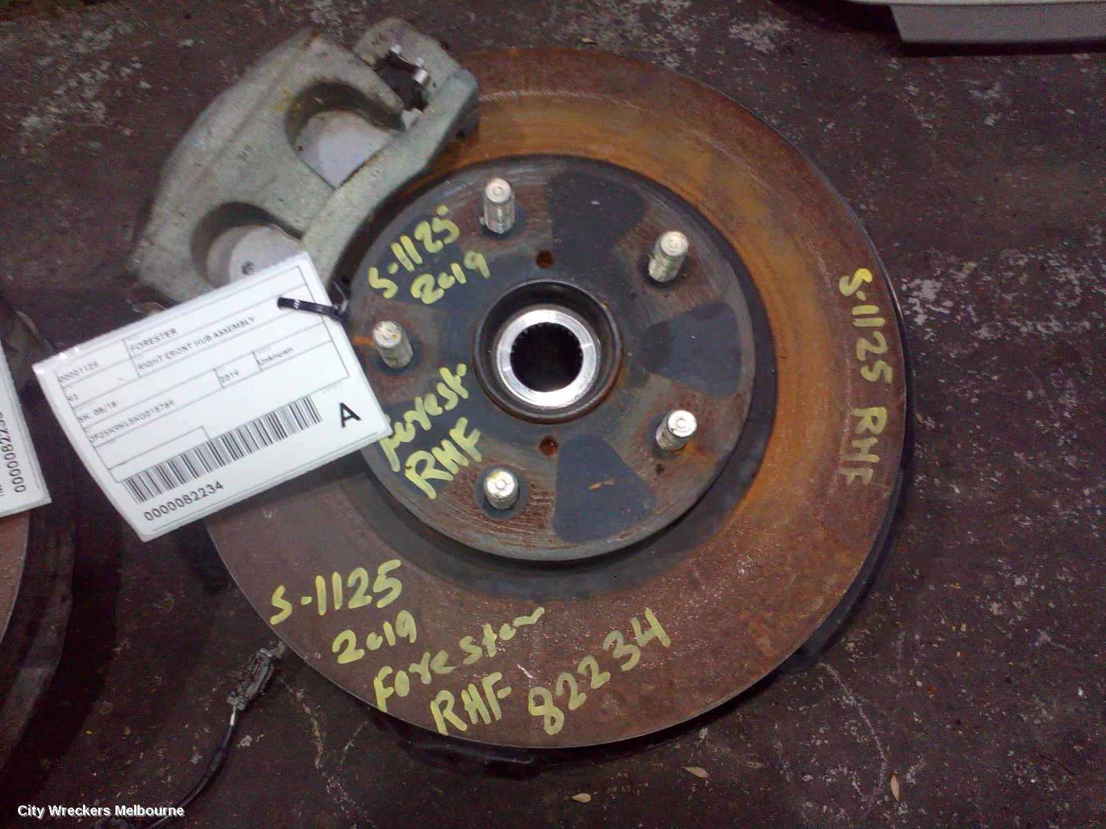 SUBARU FORESTER RIGHT FRONT HUB ASSEMBLY, SK, 2.0/2.5, AUTO T/M, 08/2018 - 11/2024