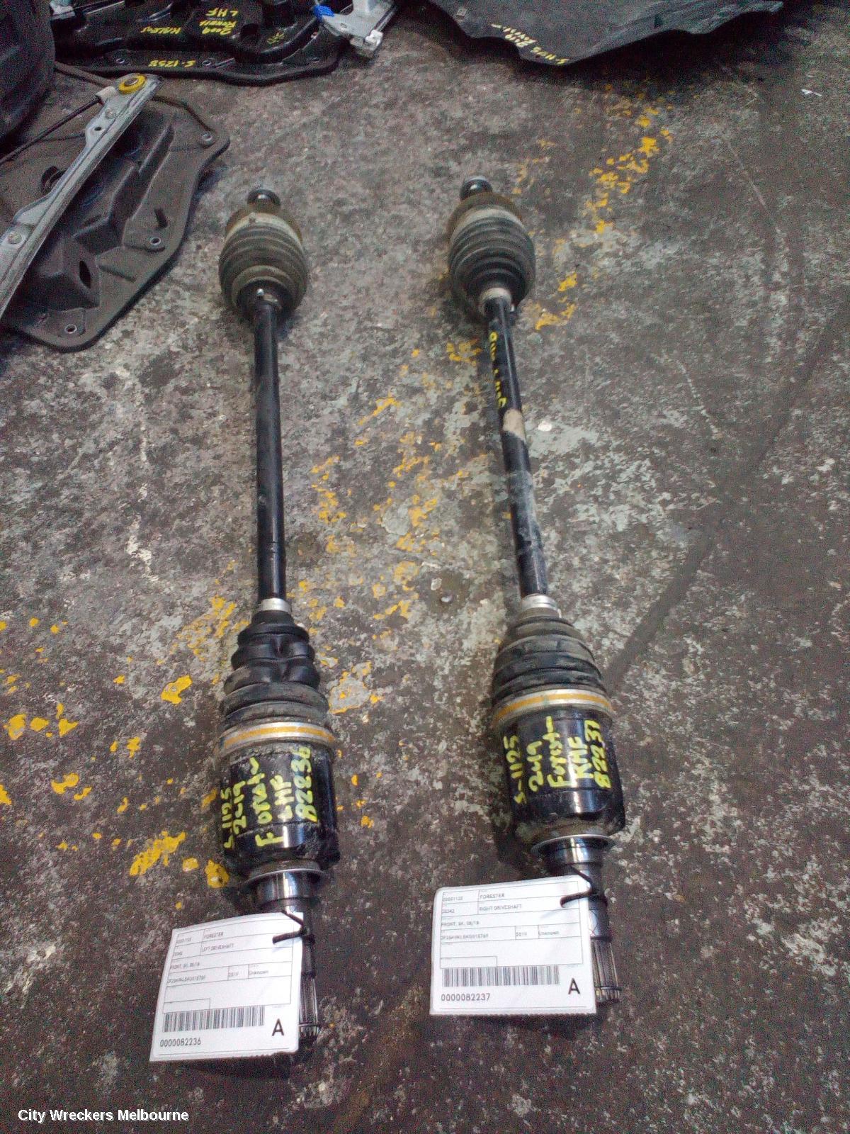 SUBARU FORESTER LEFT DRIVESHAFT, FRONT, SK, 08/2018 ONWARDS