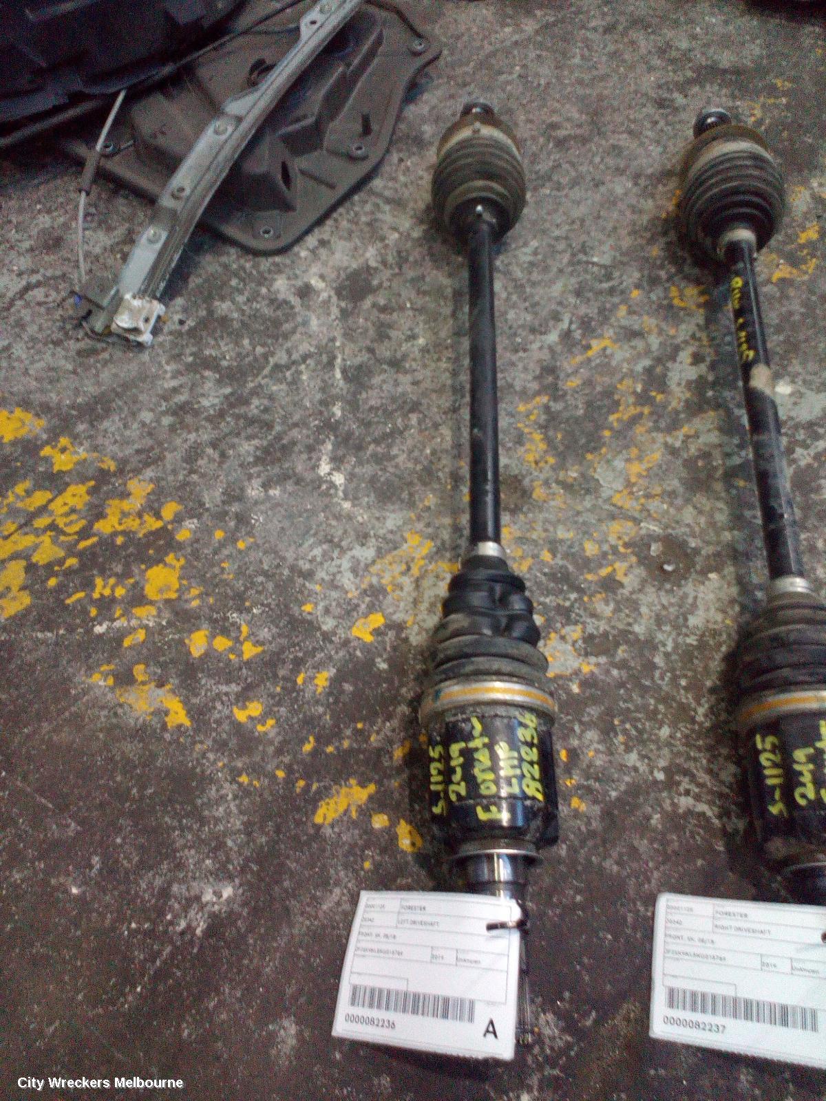 SUBARU FORESTER LEFT DRIVESHAFT, FRONT, SK, 08/2018 ONWARDS