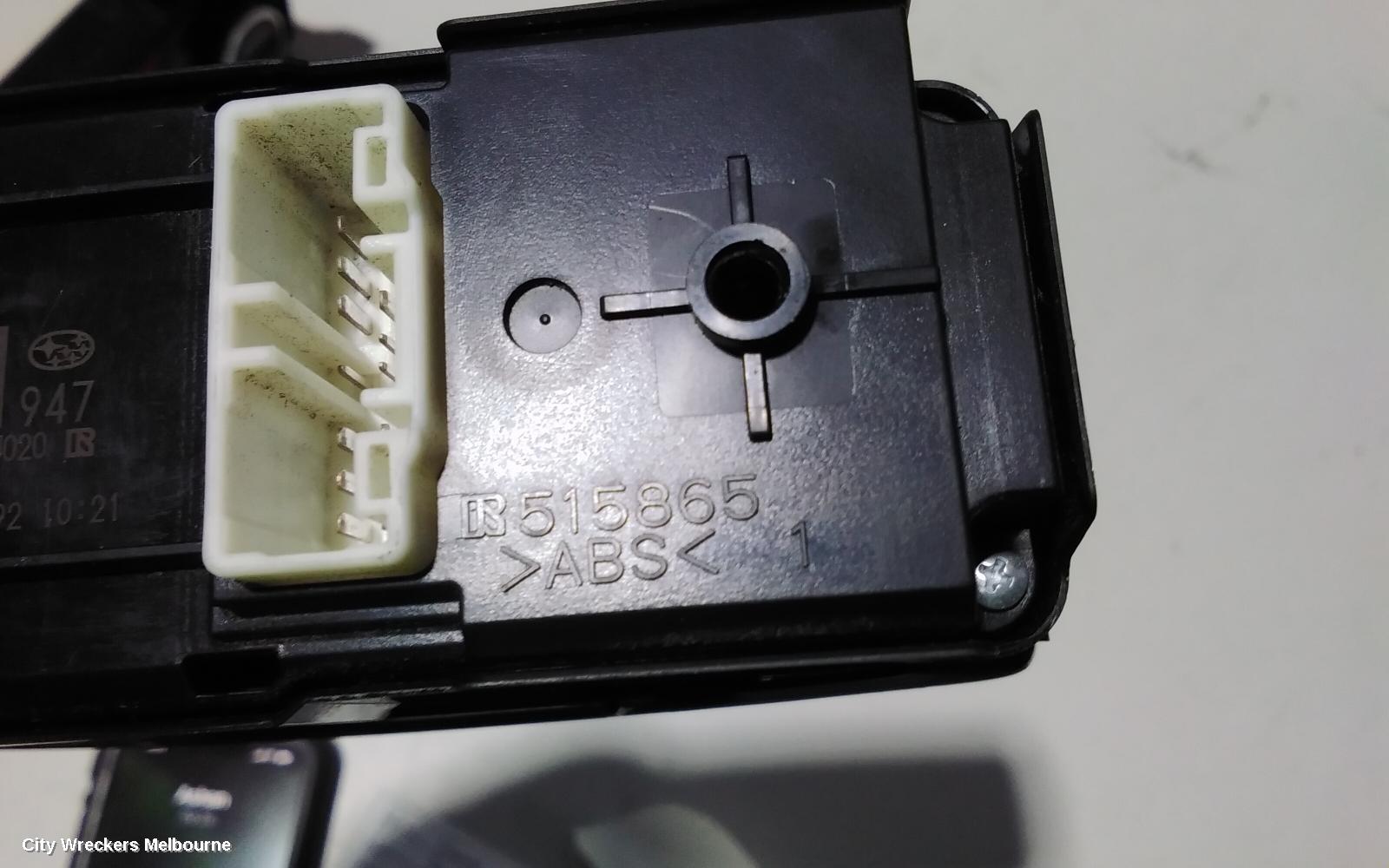 SUBARU FORESTER PWR DR WIND SWITCH, RH FRONT (MASTER SWITCH), SK, SJ820, 08/2018 - 11/2024