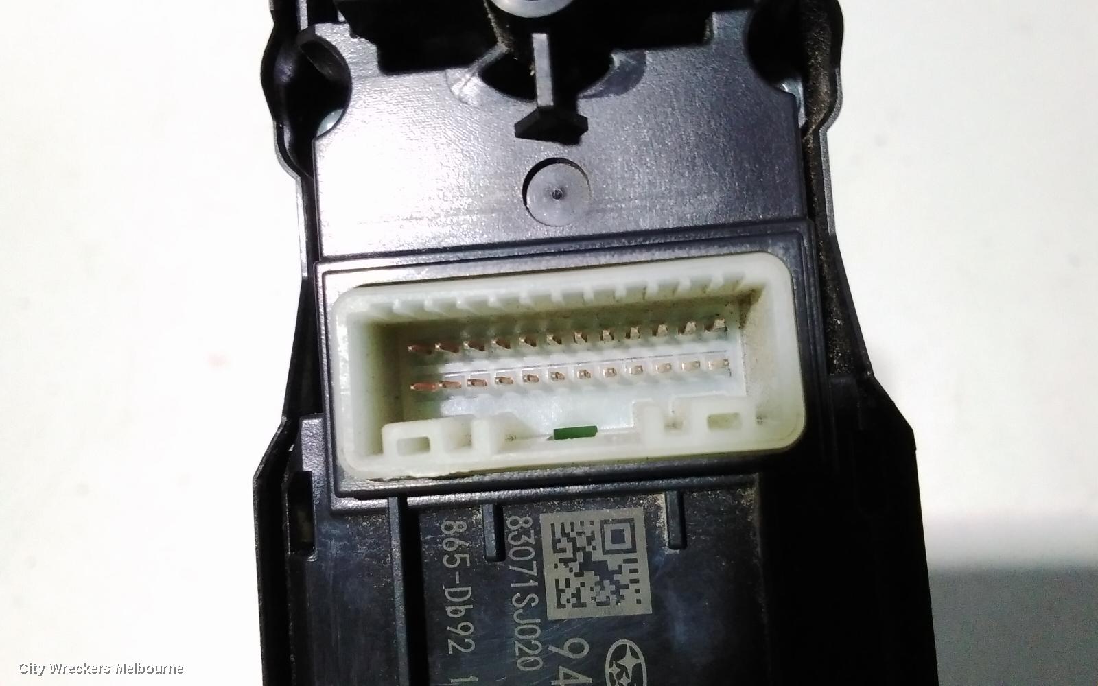 SUBARU FORESTER PWR DR WIND SWITCH, RH FRONT (MASTER SWITCH), SK, SJ820, 08/2018 - 11/2024