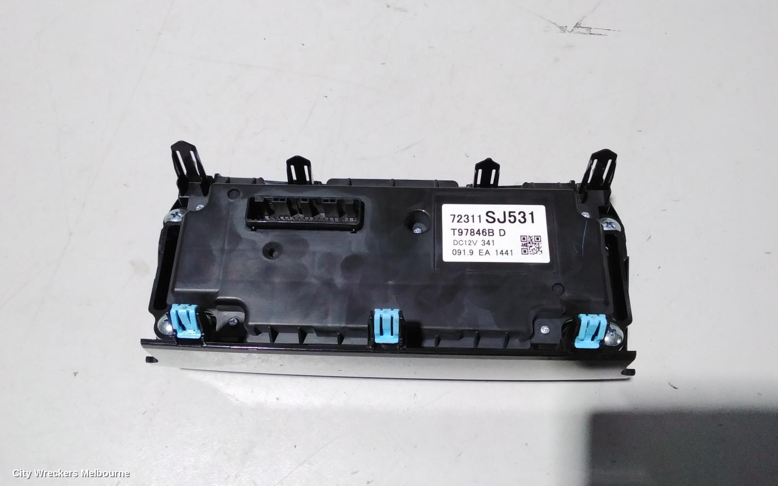 SUBARU FORESTER HEATER/AC CONTROLS, SK, DUAL ZONE CLIMATE CONTROL TYPE, 08/2018 - 11/2024