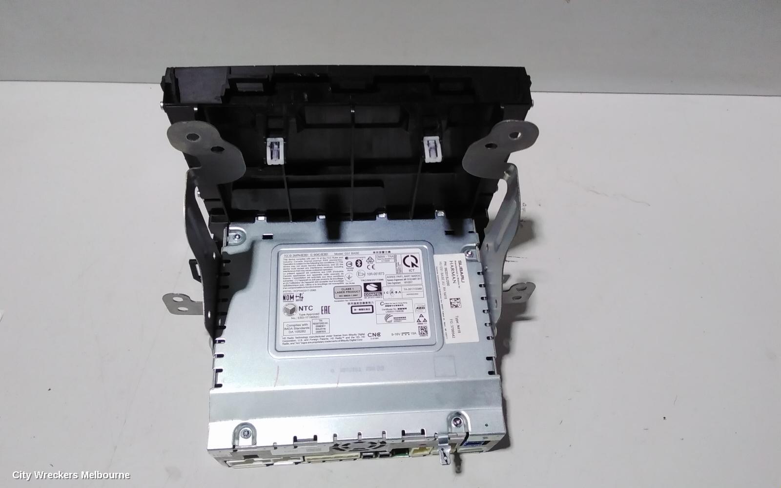 SUBARU FORESTER RADIO/CD/DVD/SAT/TV, 6.5IN TOUCHSCREEN, SK, 08/2018 ONWARDS