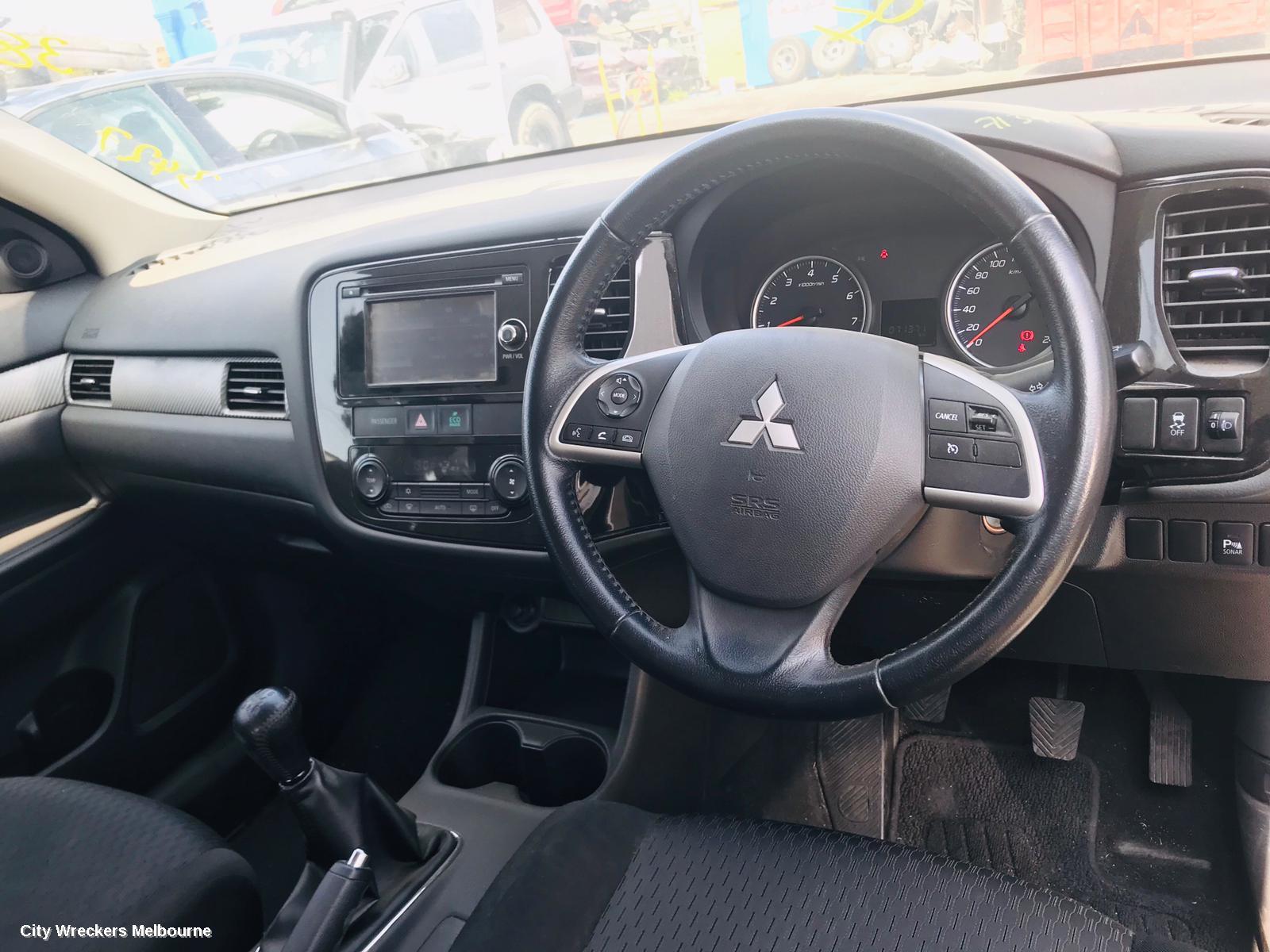 MITSUBISHI OUTLANDER SUNVISOR, ZJ, RH SIDE, 10/2012 - 03/2015