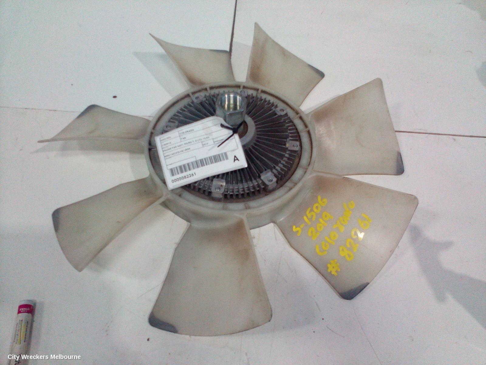HOLDEN COLORADO FAN, ENGINE FAN ASSY, RG/RG 7, 01/2012 - 12/2020