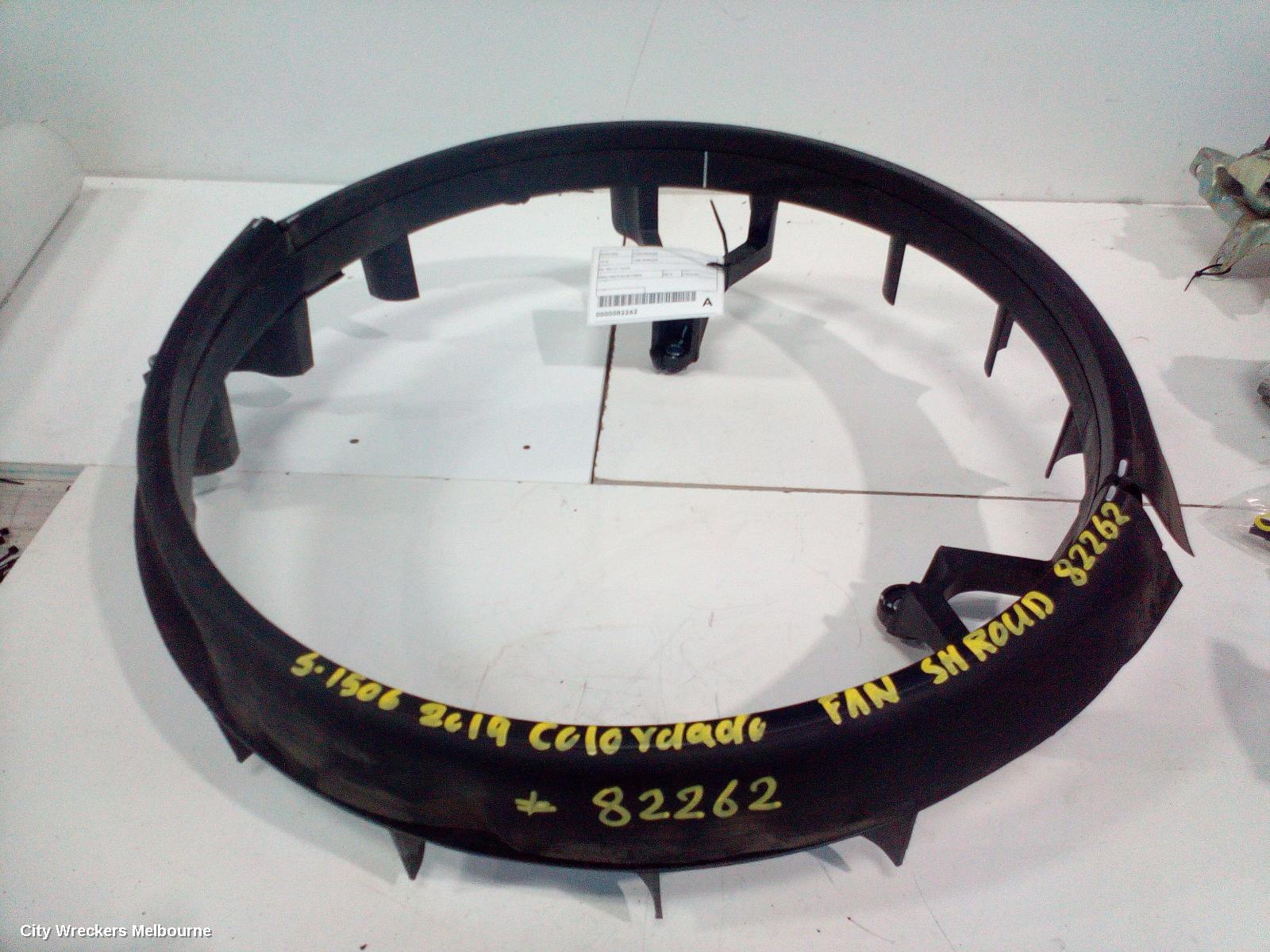 HOLDEN COLORADO FAN SHROUD, RG/RG7, ENGINE FAN SHROUD (RADIATOR MOUNTED), DIESEL, 2.5/2.8, 06/2012 - 12/2020