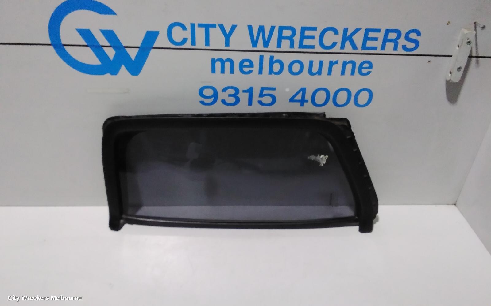 NISSAN NAVARA LEFT REAR 1/4 DOOR GLASS, D40, 09/2005 - 08/2015