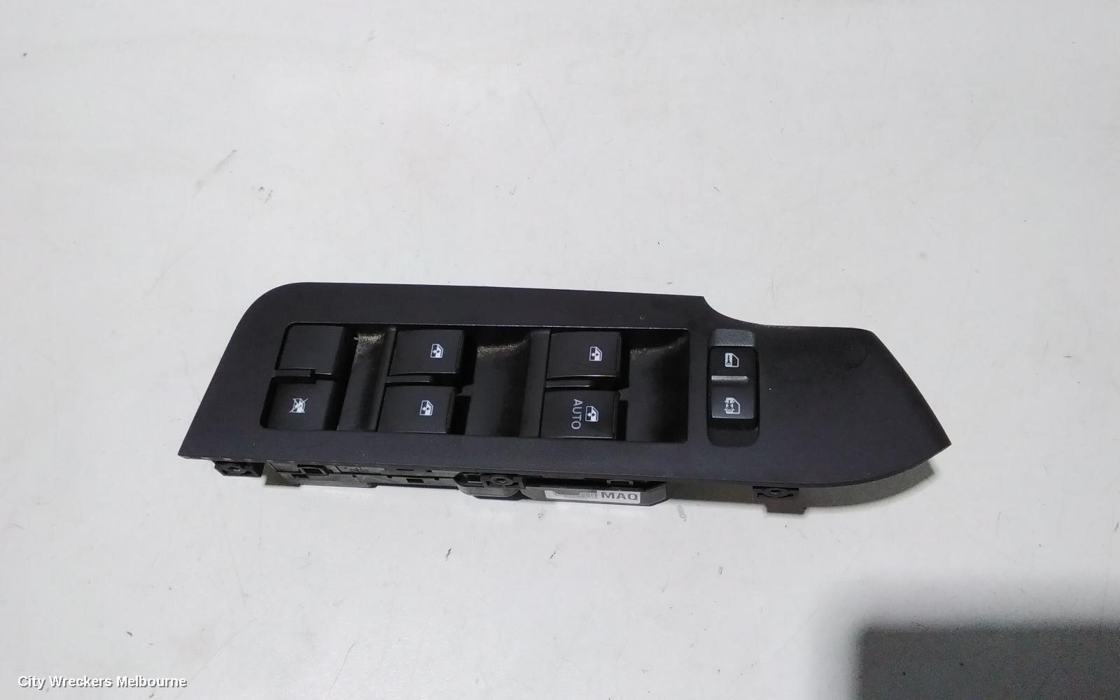 HOLDEN CAPTIVA PWR DR WIND SWITCH, RH FRONT (MASTER SWITCH), CAPTIVA 7 (VIN KL3C), CG, 01/2014 - 06/2018