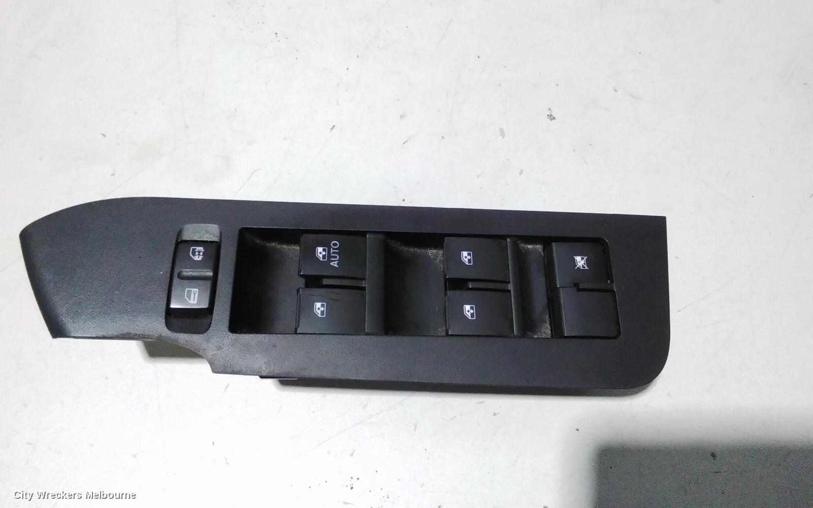 HOLDEN CAPTIVA PWR DR WIND SWITCH, RH FRONT (MASTER SWITCH), CAPTIVA 7 (VIN KL3C), CG, 01/2014 - 06/2018
