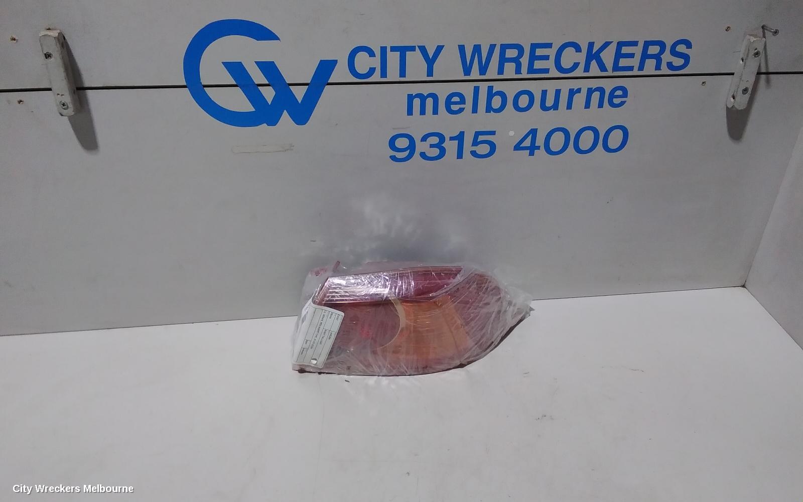 MITSUBISHI LANCER RIGHT TAILLIGHT, CJ, SEDAN, RED INSERT TYPE, 07/2007 - 07/2009