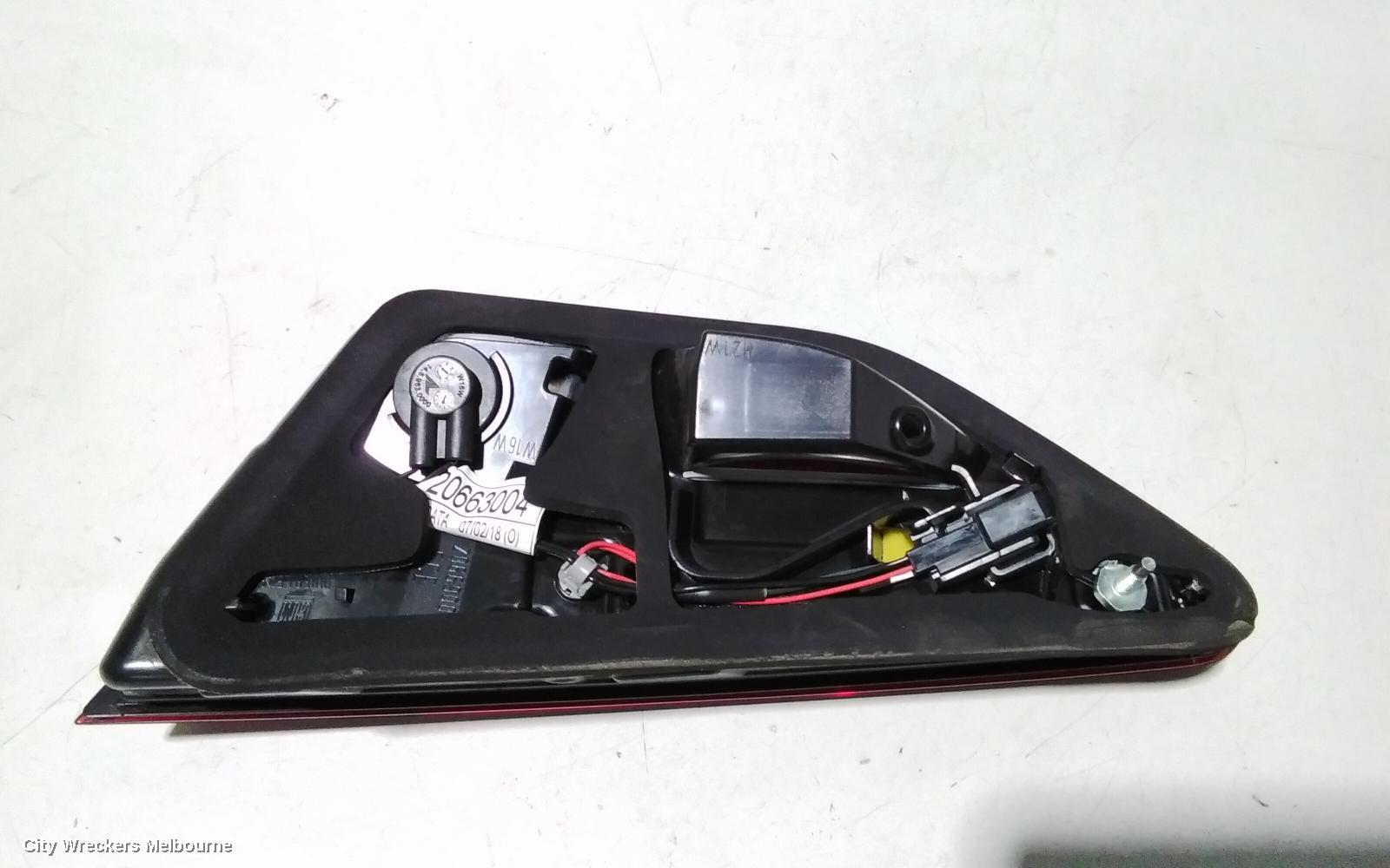 HOLDEN COMMODORE REAR GARNISH, TAILGATE LAMP (LH SIDE), ZB, HATCH, LED TYPE, 10/2017 - 12/2020