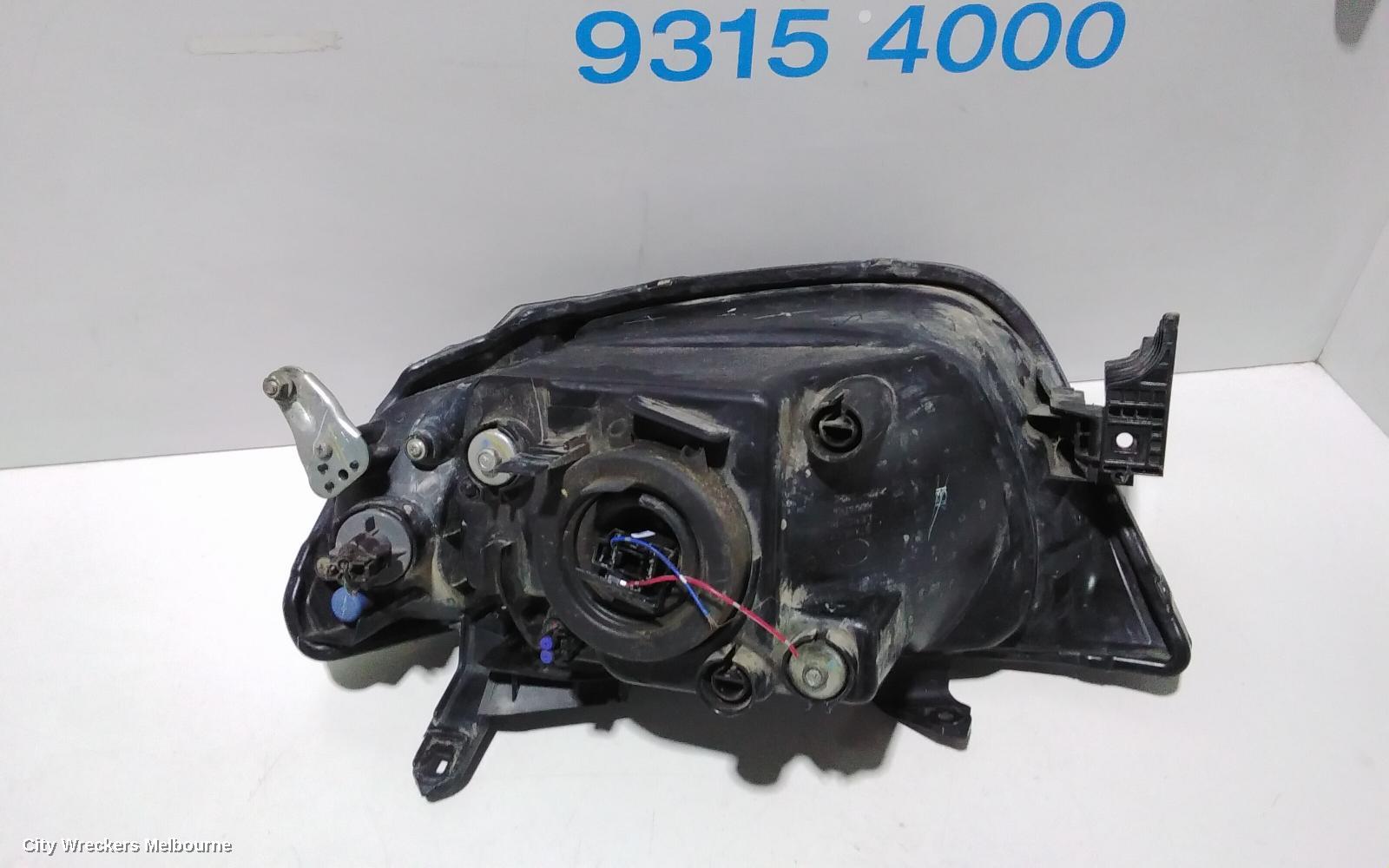 MITSUBISHI TRITON RIGHT HEADLAMP, ML, HALOGEN, STRAIGHT, CLEAR BLINKER LENS TYPE, 07/2006 - 08/2009