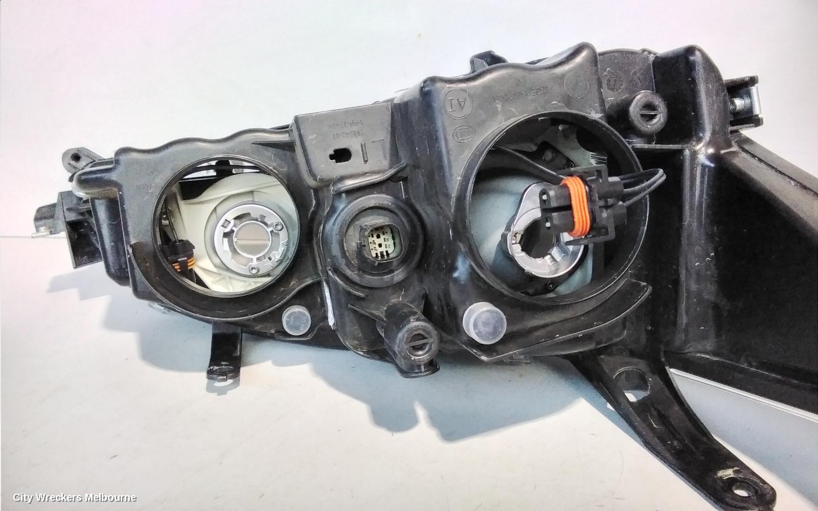 TOYOTA CAMRY LEFT HEADLAMP, ASV50/AVV50, ATARA SL/HYBRID, BLACK INSERT TYPE, 05/2015 - 10/2017