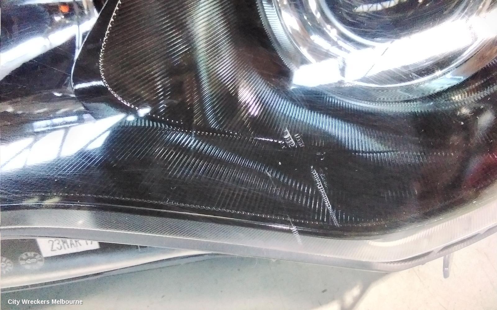 TOYOTA CAMRY LEFT HEADLAMP, ASV50/AVV50, ATARA SL/HYBRID, BLACK INSERT TYPE, 05/2015 - 10/2017