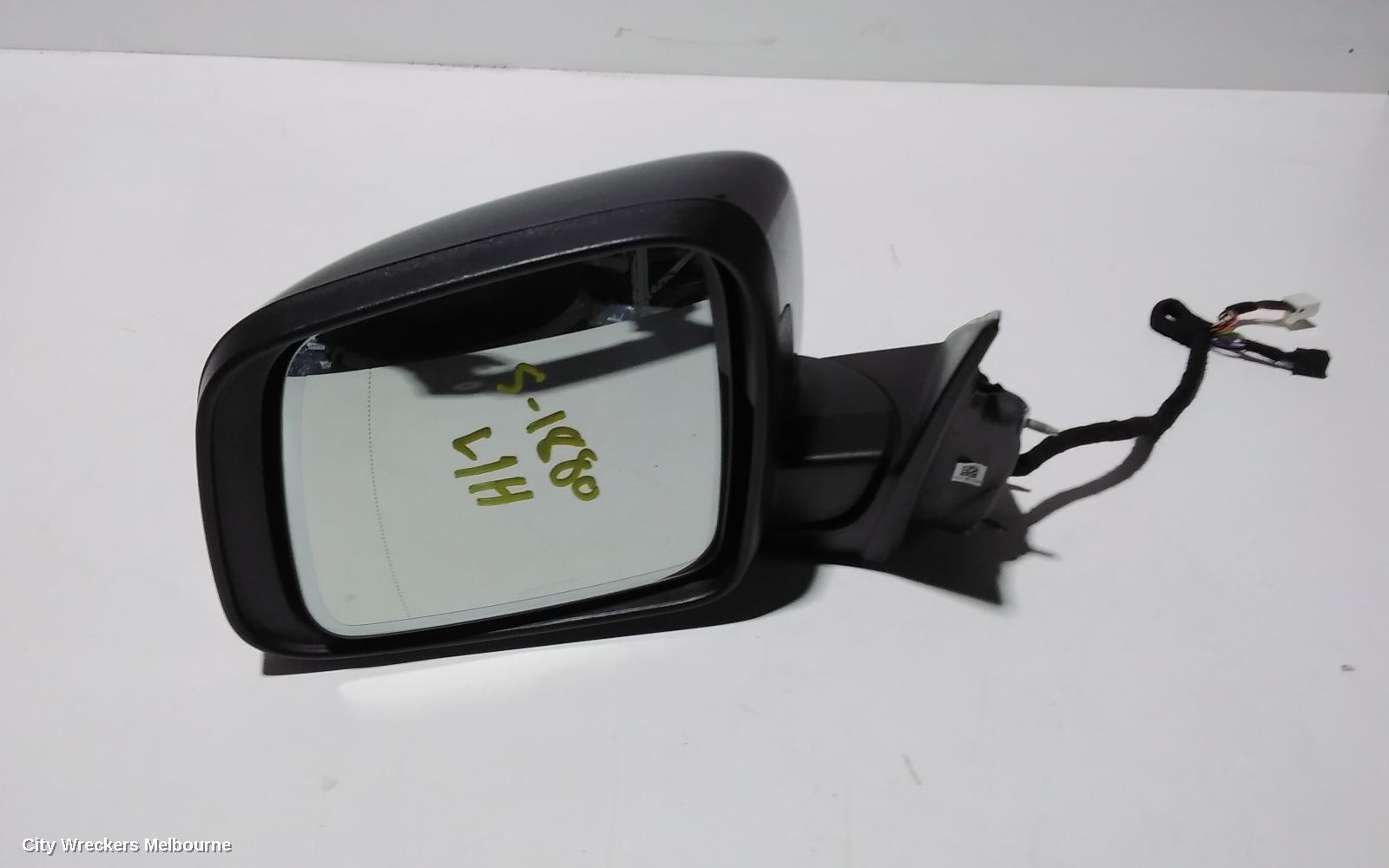 JEEP GRANDCHEROKEE LEFT DOOR MIRROR, AUTO DIM, MEMORY, NON BLIND SPOT, PUDDLE, COLOUR CODED, WK, 01/2017 ONWARDS