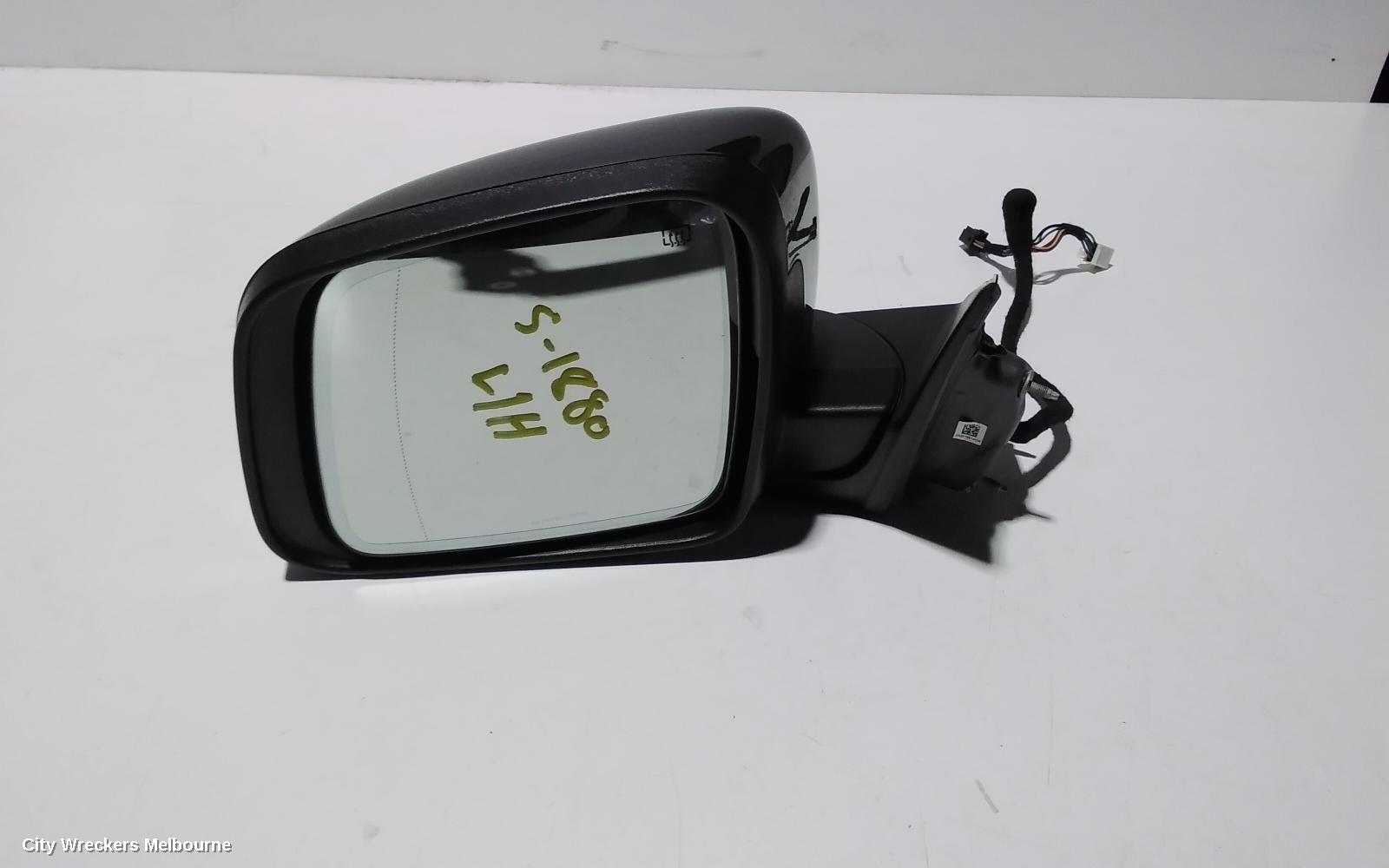 JEEP GRANDCHEROKEE LEFT DOOR MIRROR, AUTO DIM, MEMORY, NON BLIND SPOT, PUDDLE, COLOUR CODED, WK, 01/2017 ONWARDS