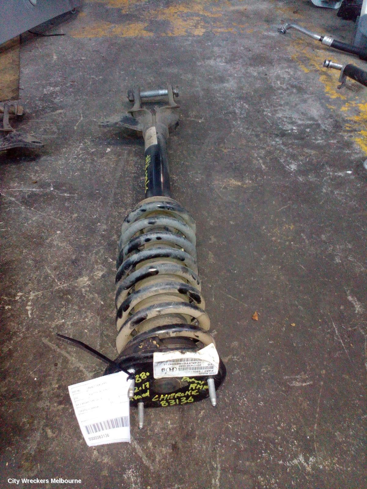JEEP GRANDCHEROKEE RIGHT FRONT STRUT, WK, STANDARD TYPE, 09/2016 ONWARDS