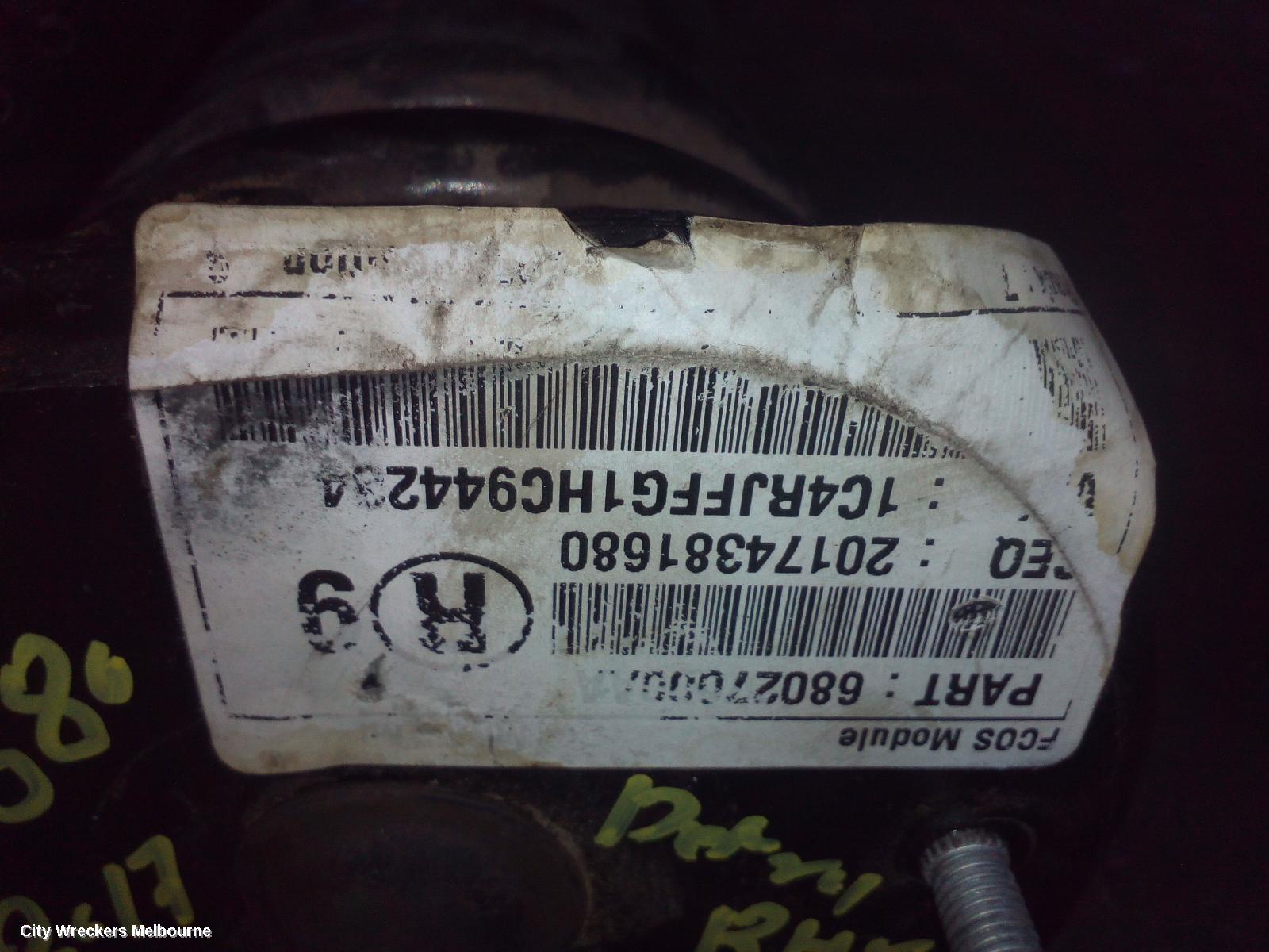 JEEP GRANDCHEROKEE RIGHT FRONT STRUT, WK, STANDARD TYPE, 09/2016 ONWARDS