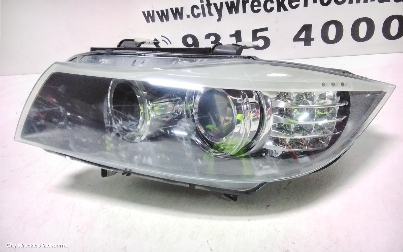 BMW 3 SERIES LEFT HEADLAMP, E90/E91, SEDAN/WAGON, BI-XENON, NON ADAPTIVE TYPE, 11/2008 - 09/2013