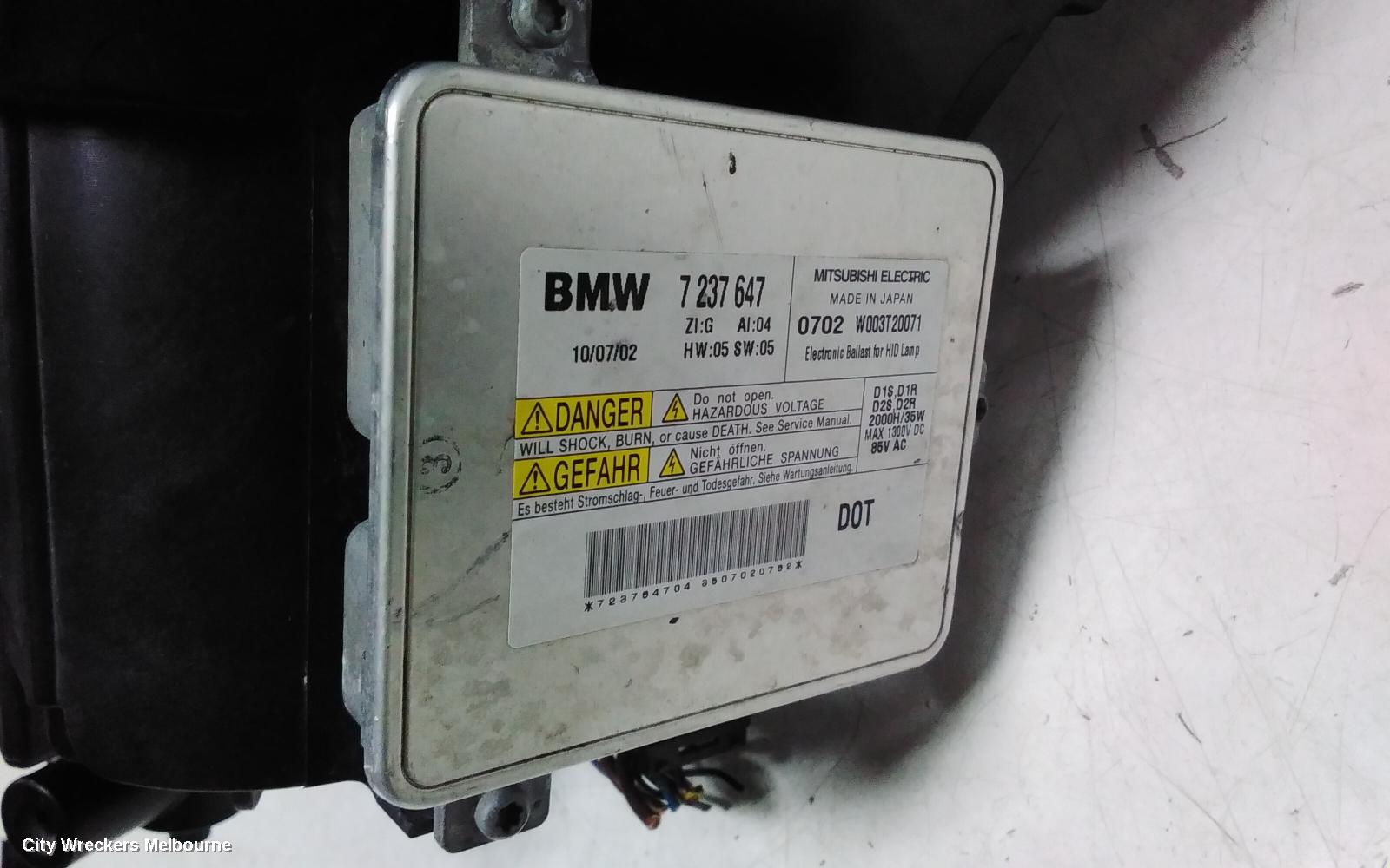 BMW 3 SERIES LEFT HEADLAMP, E90/E91, SEDAN/WAGON, BI-XENON, NON ADAPTIVE TYPE, 11/2008 - 09/2013