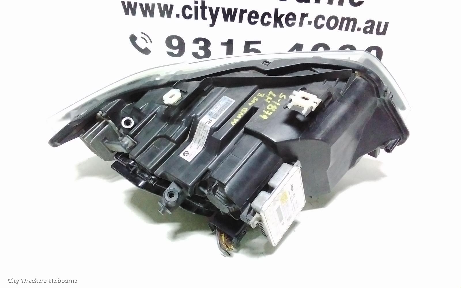 BMW 3 SERIES LEFT HEADLAMP, E90/E91, SEDAN/WAGON, BI-XENON, NON ADAPTIVE TYPE, 11/2008 - 09/2013