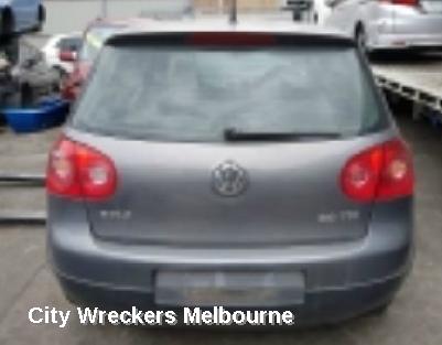 VOLKSWAGEN GOLF REAR BUMPER, GEN 5, BUMPER BAR (2 PIECE), R32, 5DR HATCH, NON PARK SENSOR TYPE, 07/2006 - 05/2010