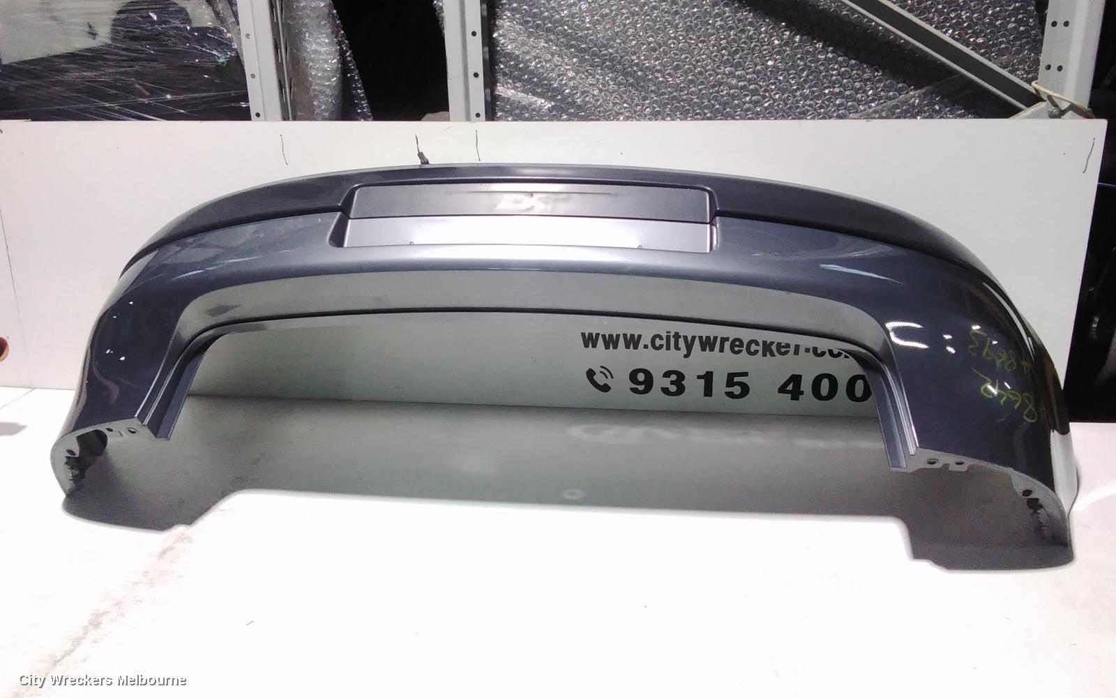 VOLKSWAGEN GOLF REAR BUMPER, GEN 5, BUMPER BAR (2 PIECE), R32, 5DR HATCH, NON PARK SENSOR TYPE, 07/2006 - 05/2010
