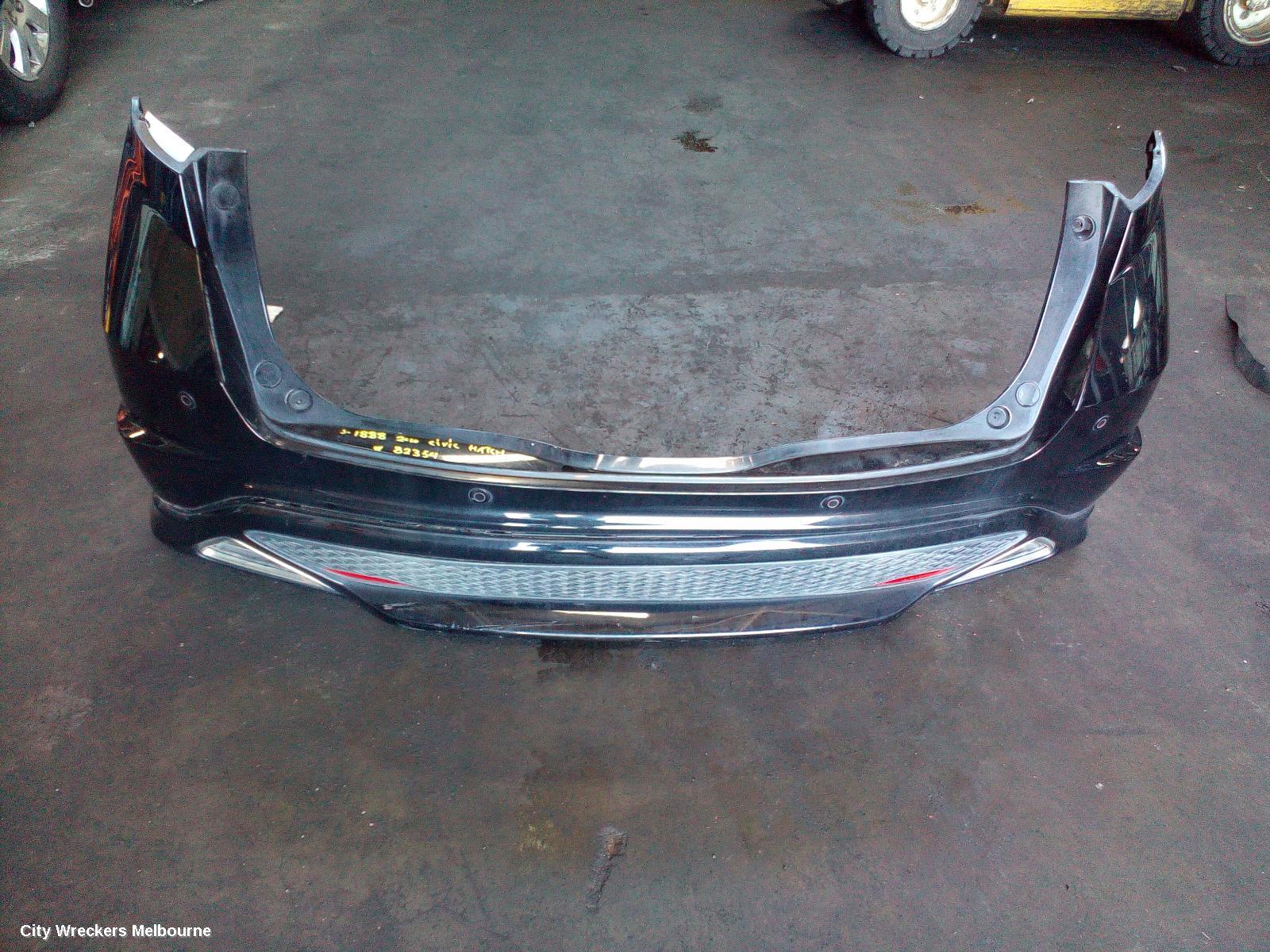 HONDA CIVIC REAR BUMPER, 8TH GEN, 5DR HATCH, BUMPER BAR, 03/2009 - 12/2011