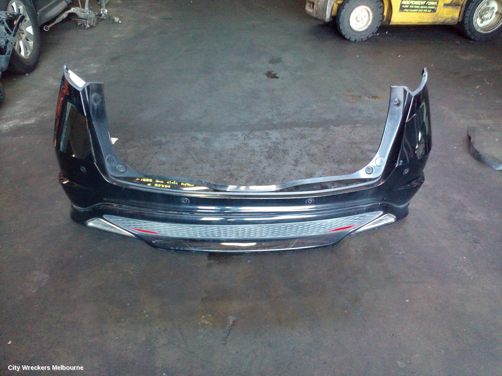 HONDA CIVIC REAR BUMPER, 8TH GEN, 5DR HATCH, BUMPER BAR, 03/2009 - 12/2011