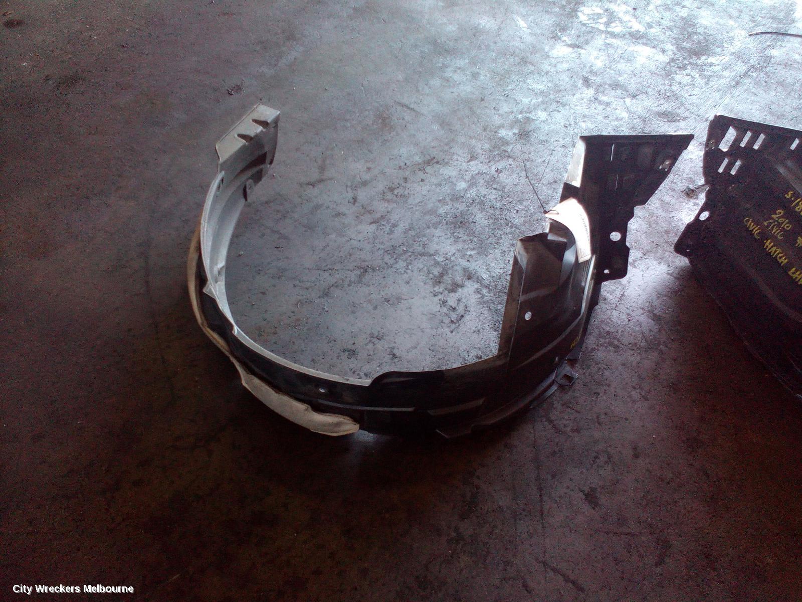 HONDA CIVIC RIGHT GUARD LINER, 8TH GEN, 3DR HATCH, 07/2007 - 12/2011