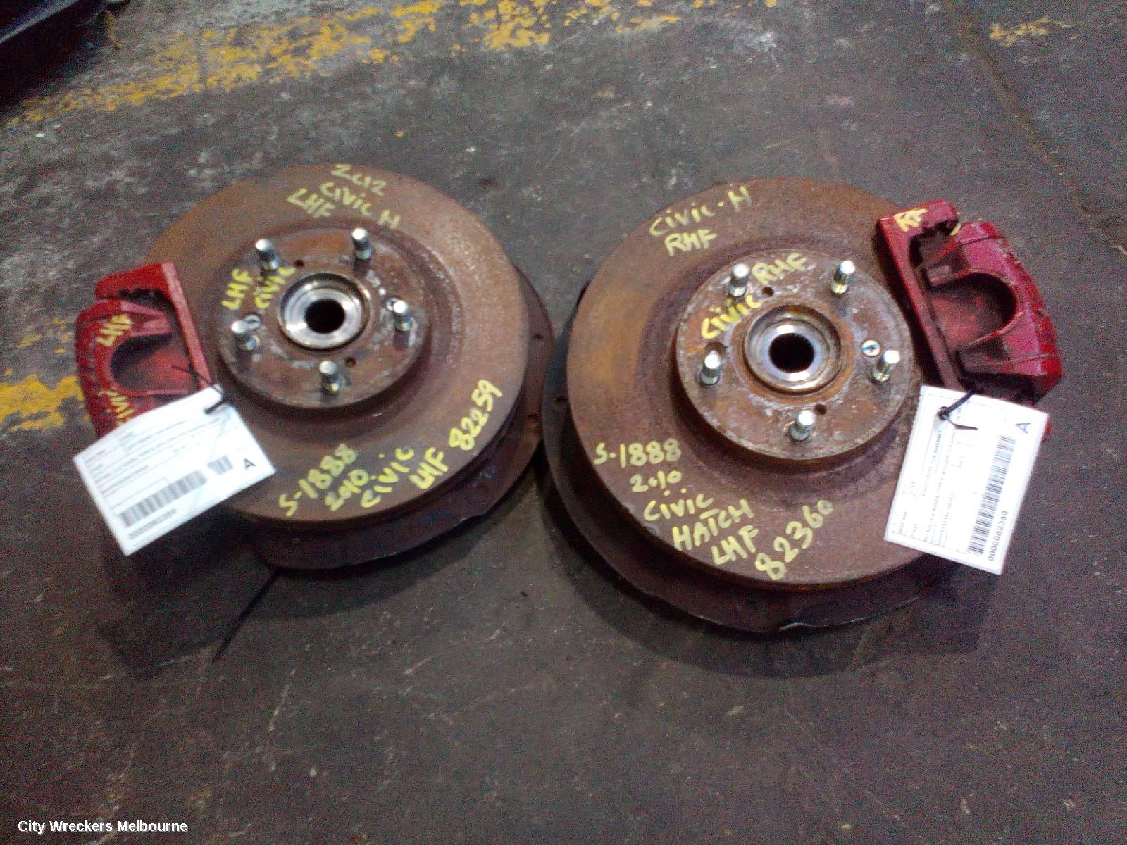 HONDA CIVIC LEFT FRONT HUB ASSEMBLY, PETROL, 2.0, K20Z4, TYPE R, 8TH GEN (VIN SHHFN2), 06/2007 - 12/2011